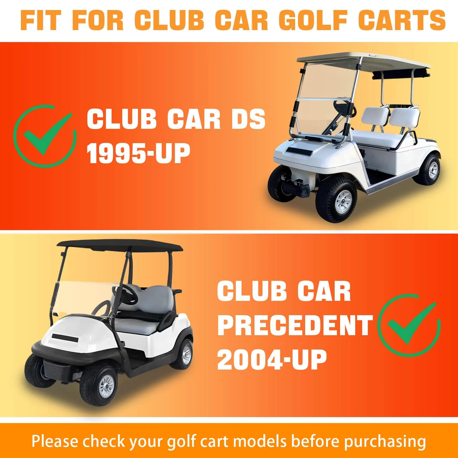 MOSNAI Club Car DS & Precedent Rear Brake Kit image 2