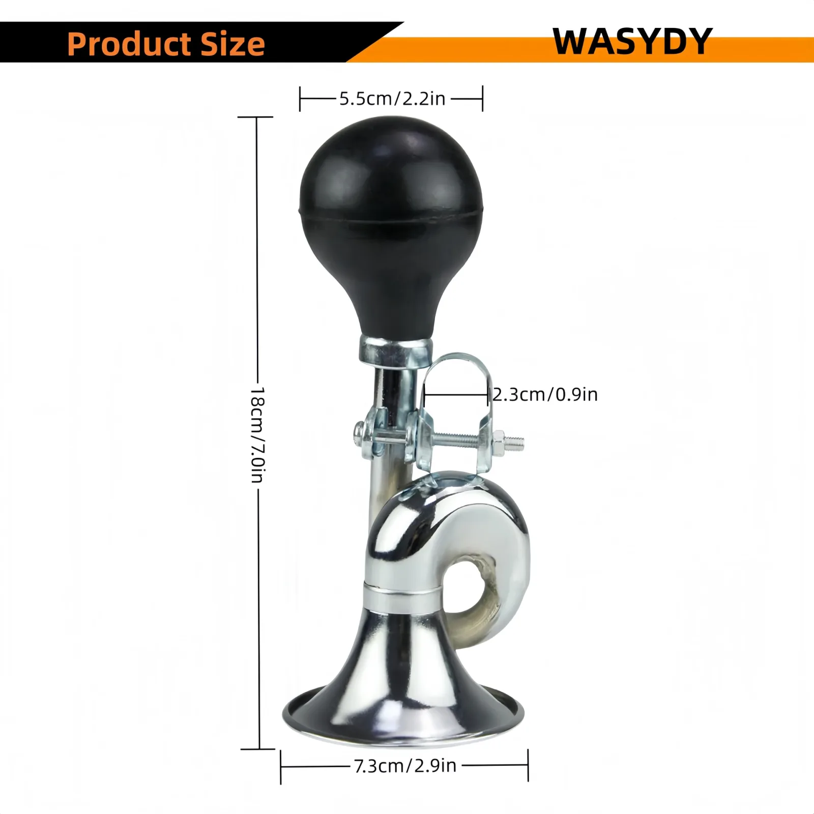 Wasydy Manual Retro Air Horn for Golf Carts image 3