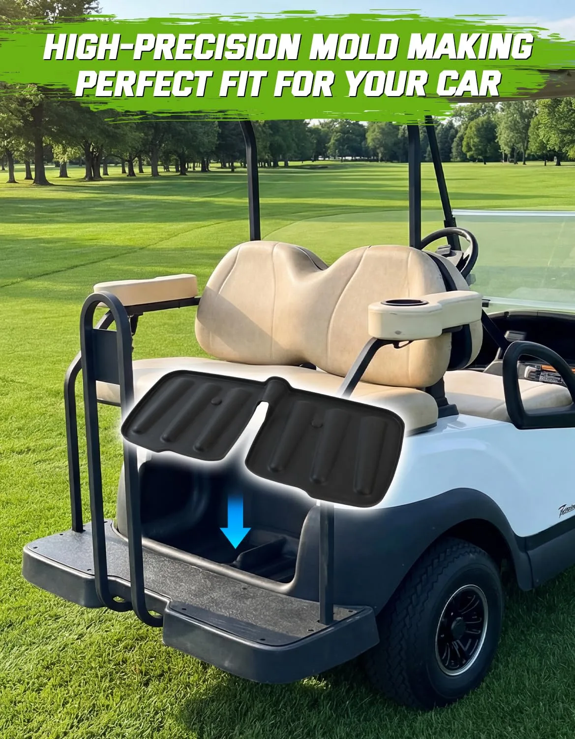 CYOOYC TEMPO-RFP Rear Bag Well Mat for Club Car Golf Carts image 4