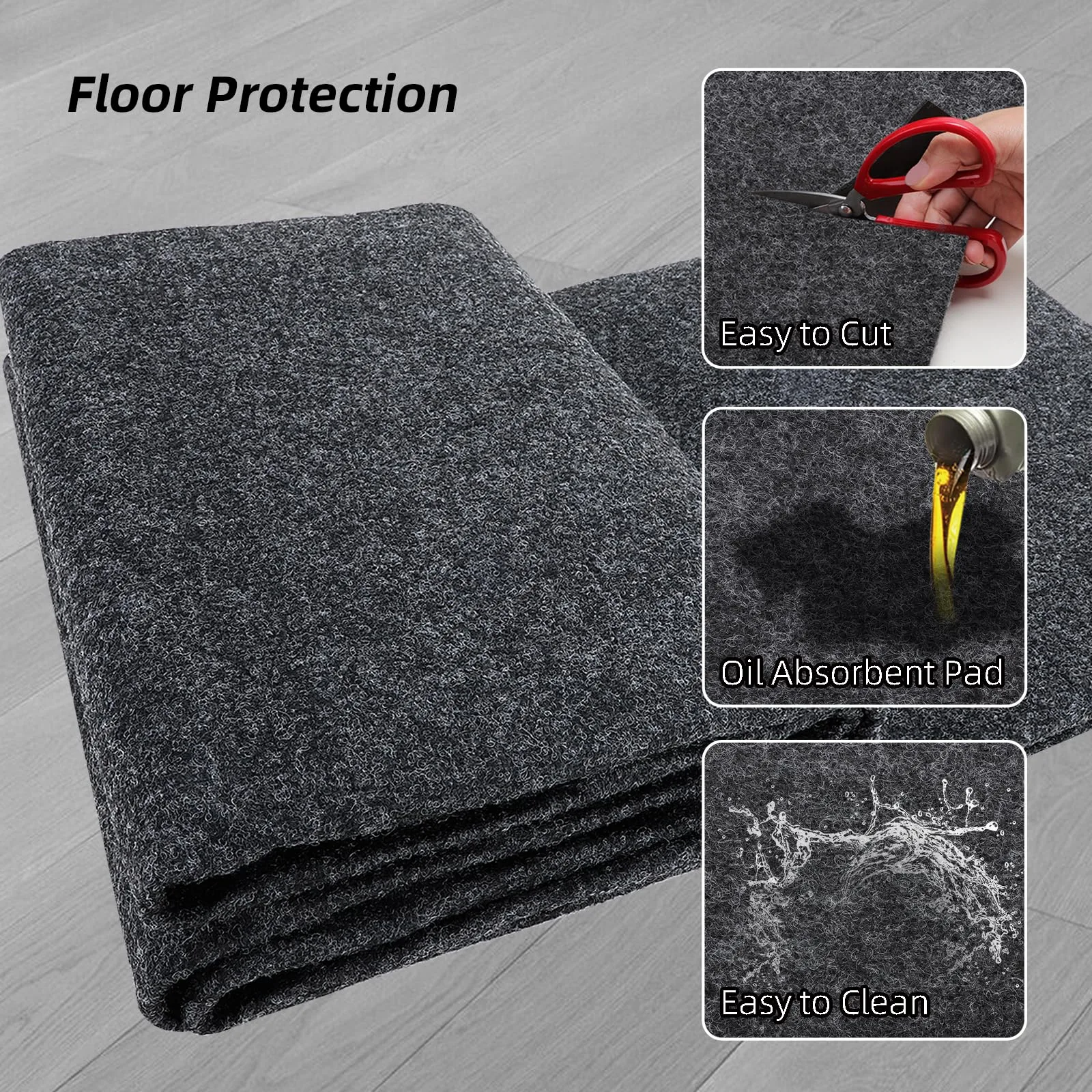 Roykaw Golf Cart Garage Floor Mat 20 ft. x 8.85 ft. image 3