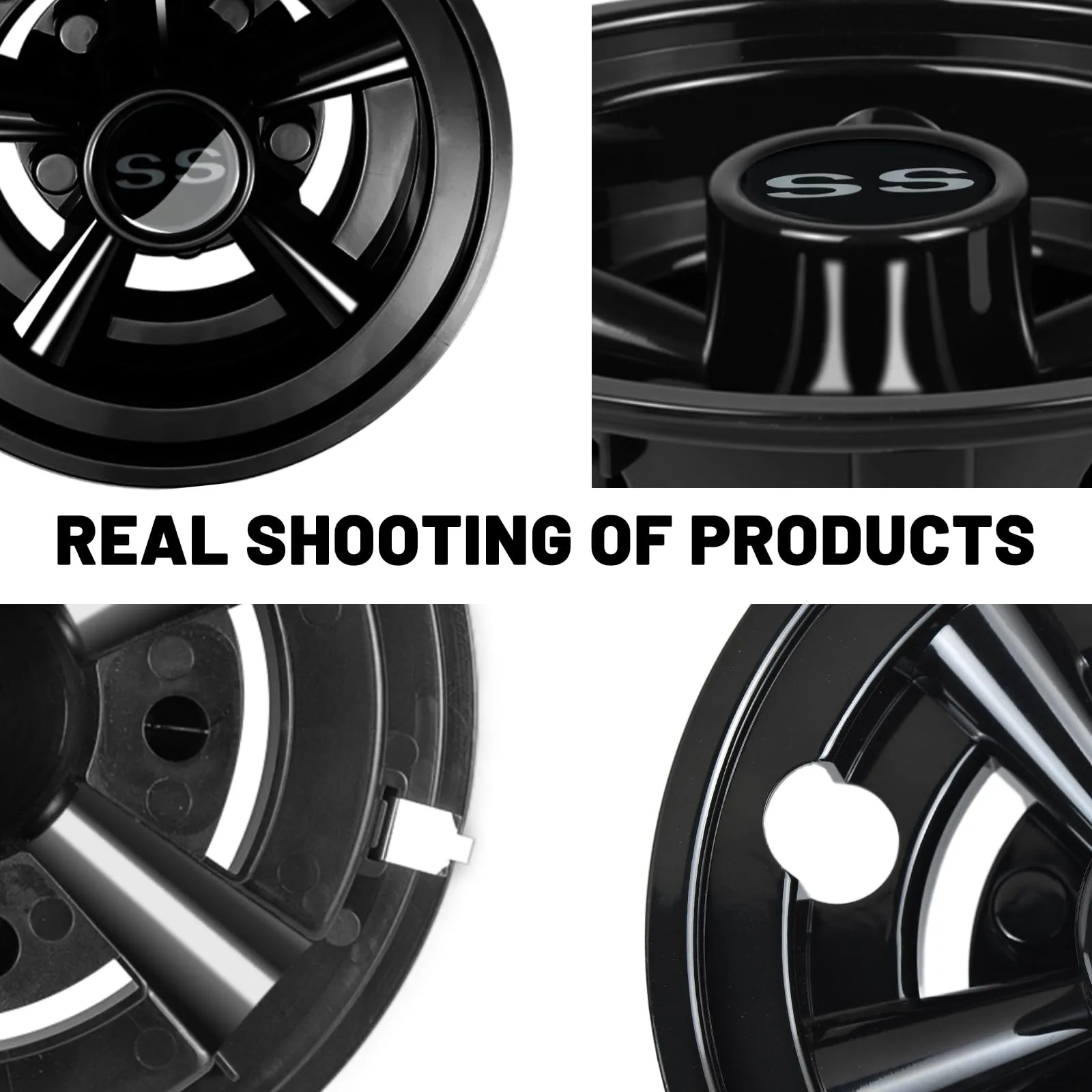 Orle Oko Golf Cart Wheel Covers for 8-Inch Wheels, Set of 4 image 4