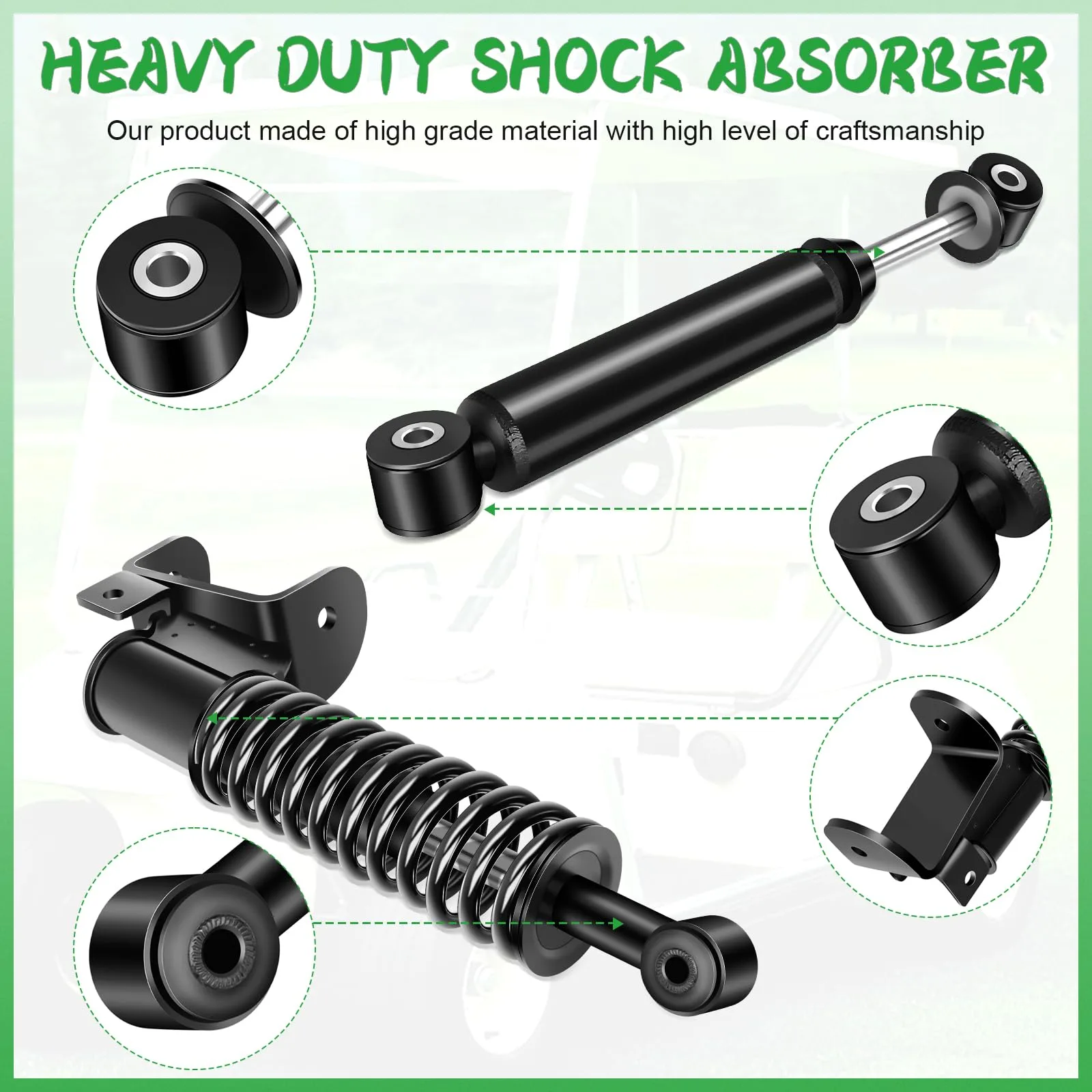 ILVGOLF E-Z-GO RXV Front and Rear Shock Absorber Set image 3