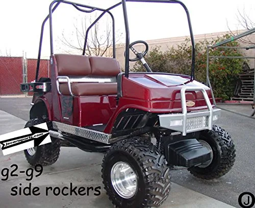 Yamaha G2/G9 Side Rocker Panel Covers - Polished Aluminum image 2