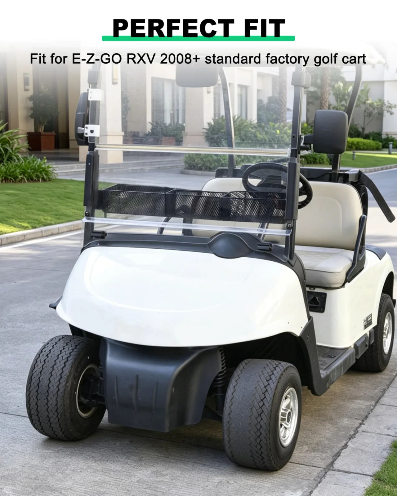 LDETXY Front Storage Basket for E-Z-GO RXV 2008+ image 2