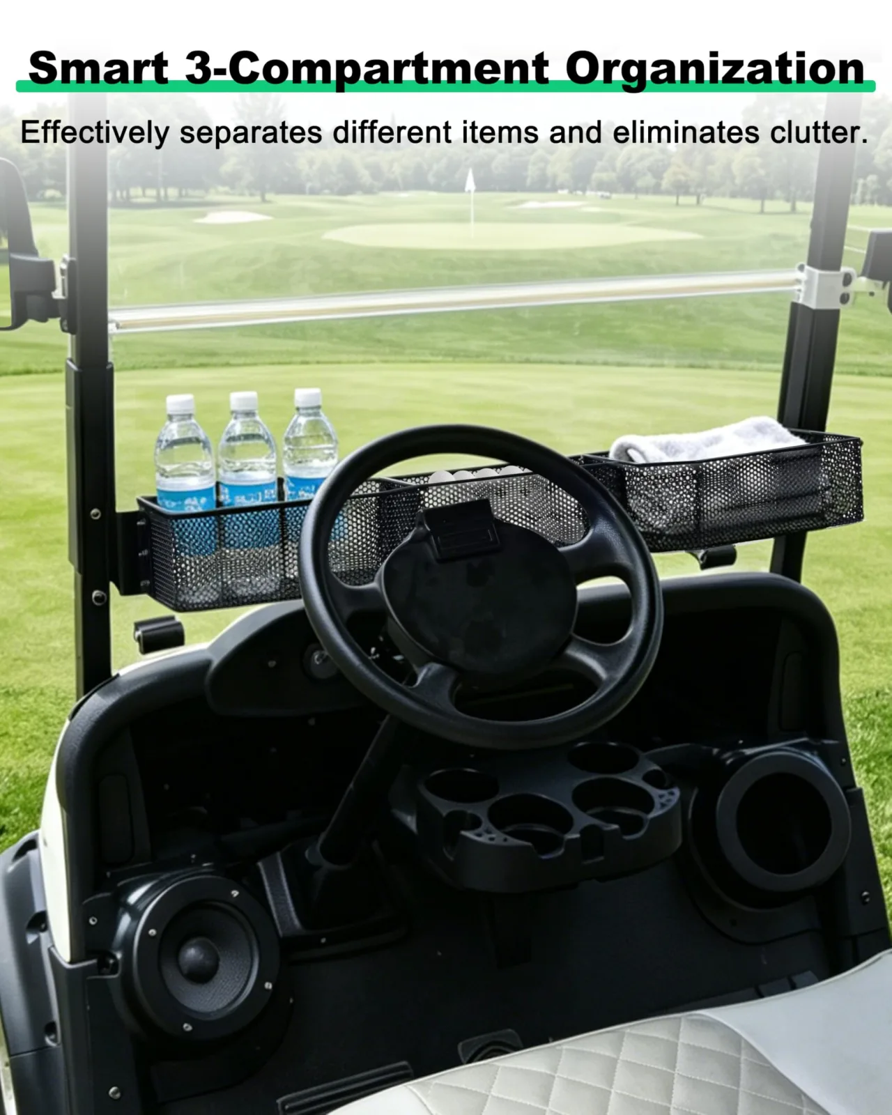 LDETXY Front Storage Basket for E-Z-GO RXV 2008+ image 4