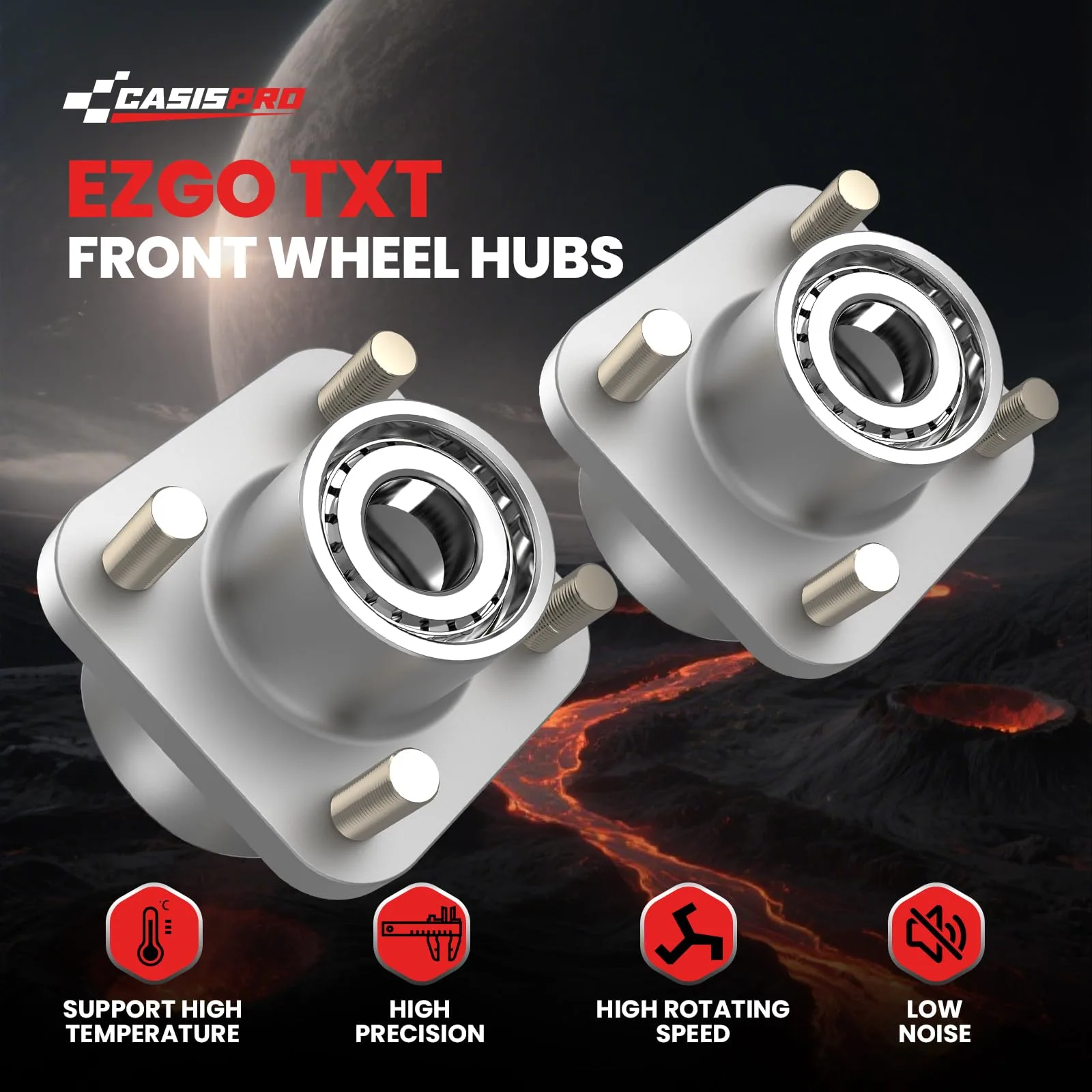 CASISPRO Front Wheel Hub Kit for E-Z-GO TXT/Medalist image 2