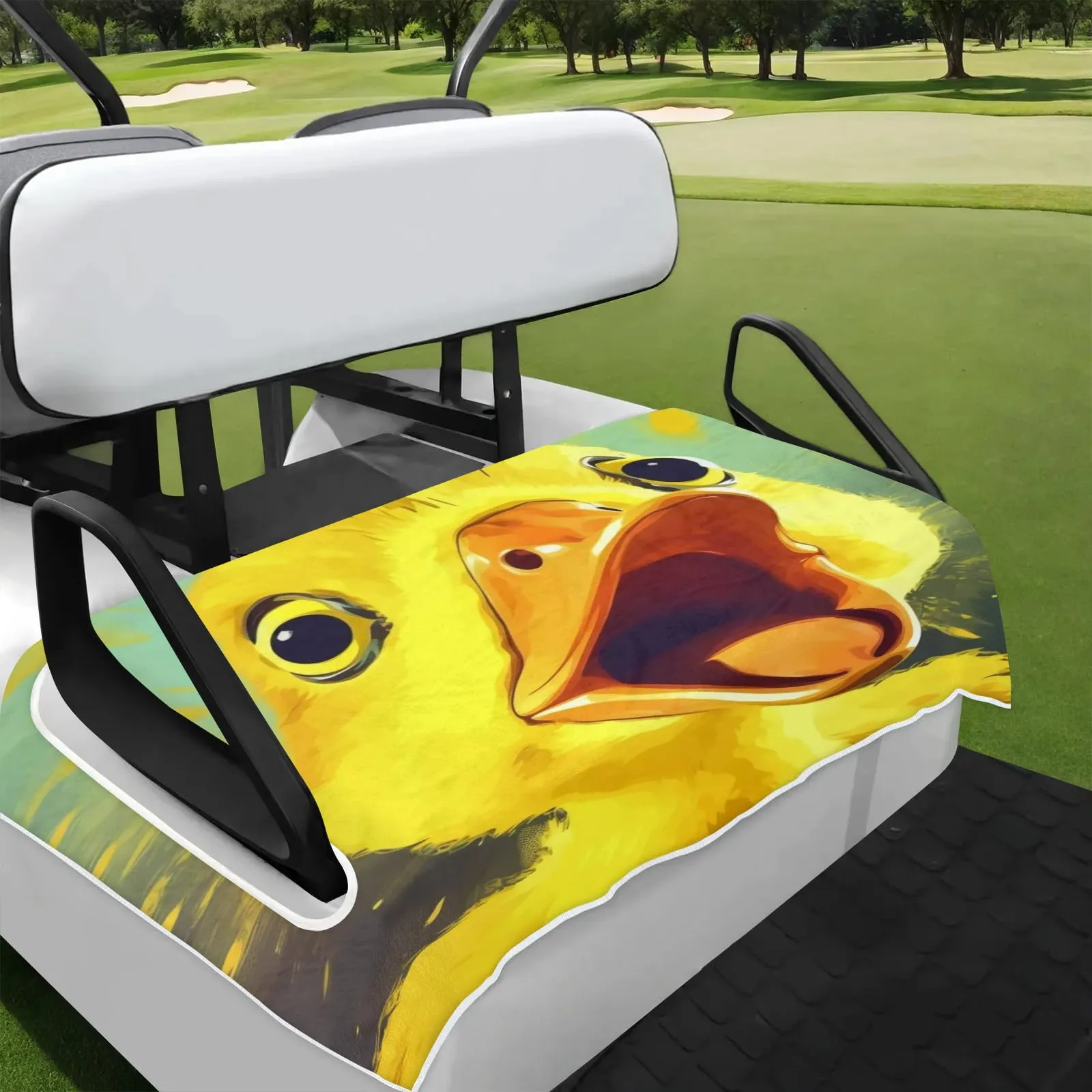 Tiveruda Golf Cart Seat Cover for Double Seats, 51 x 31 in
