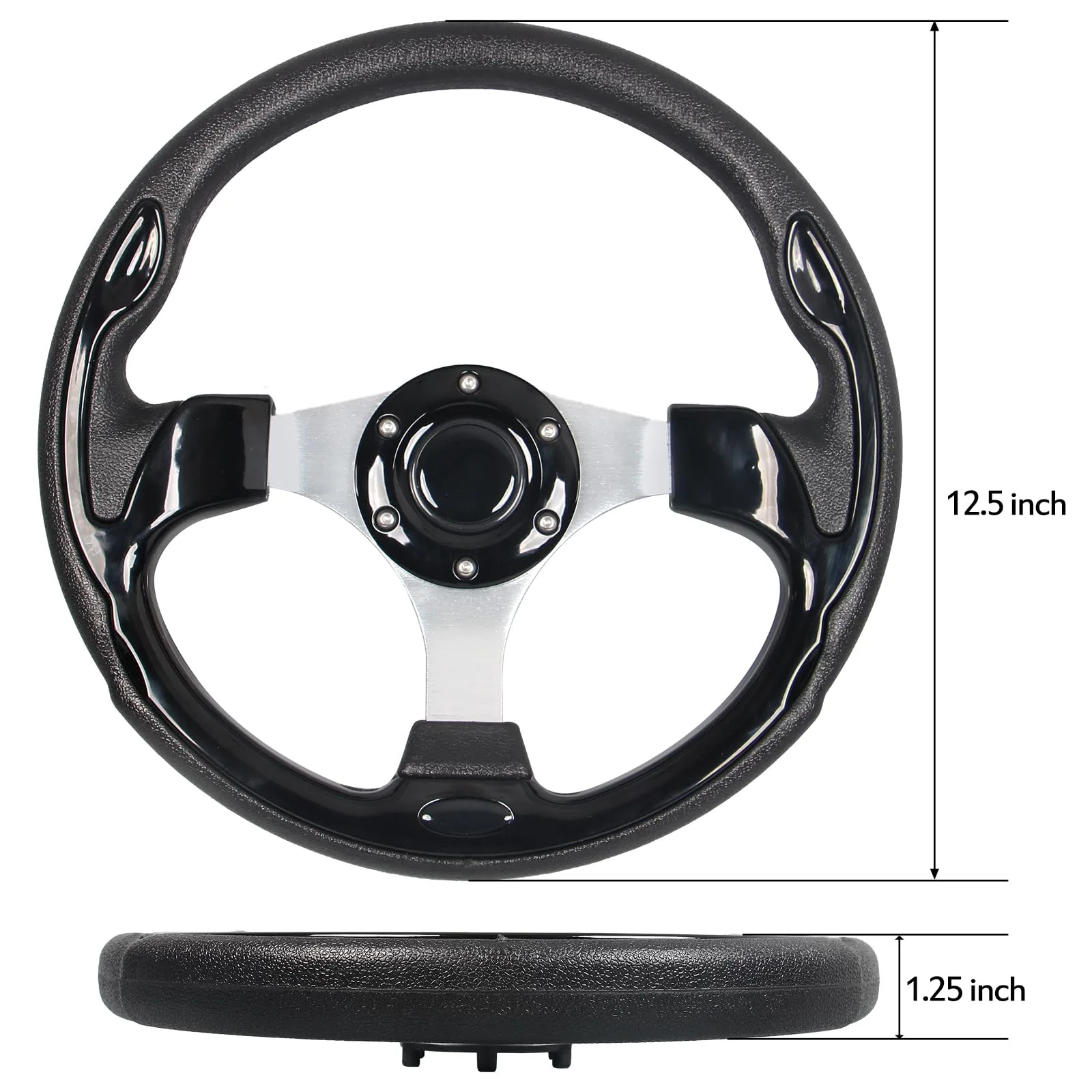 GONMOT GOM56 12.5-Inch Golf Cart Steering Wheel image 2