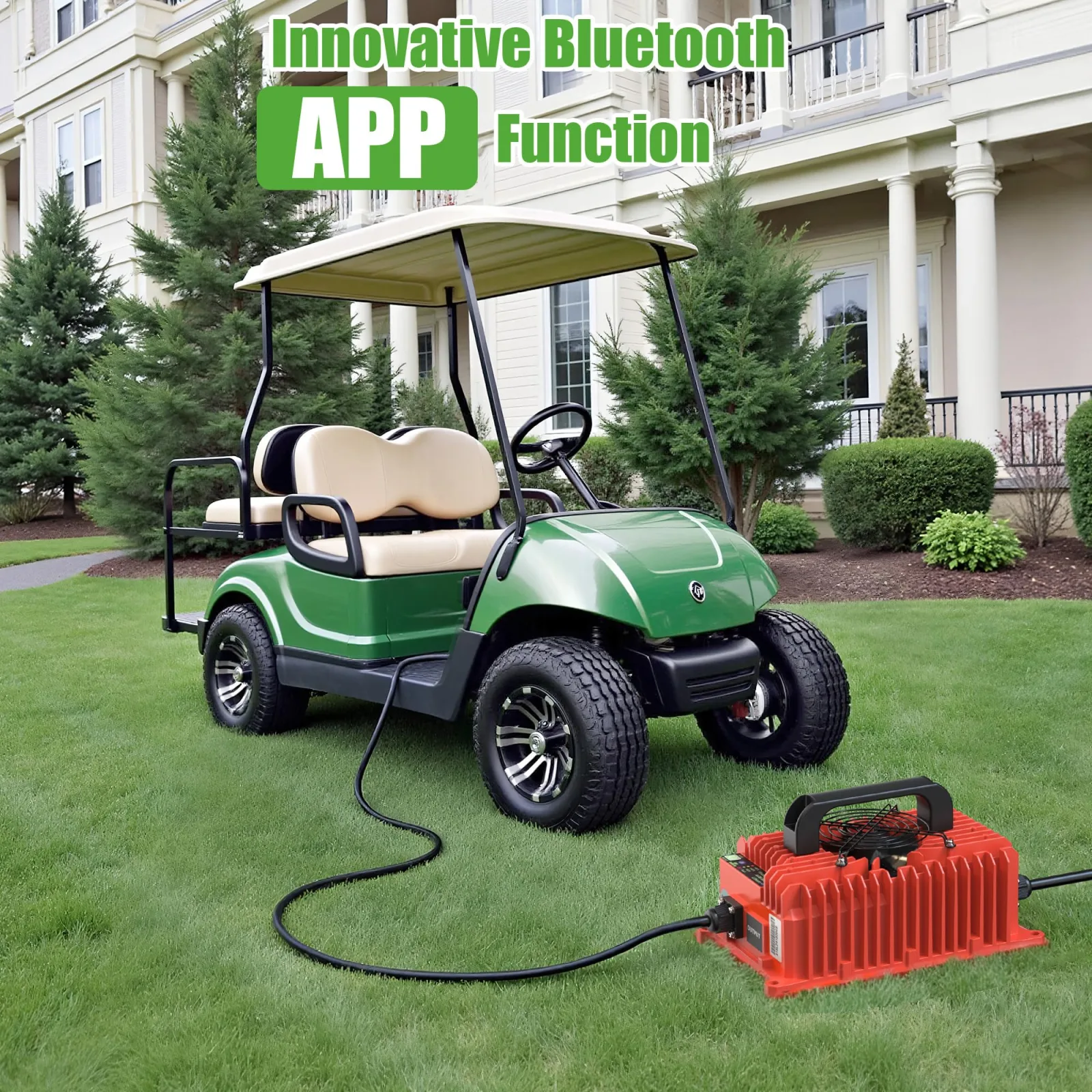 10L0L 48V 15A Charger for Yamaha G19 and G22 image 4