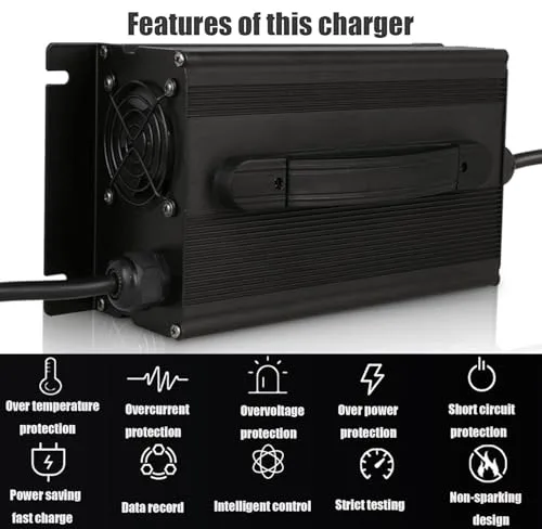 Generic 1500W Golf Cart Battery Charger, 12V-72V image 2