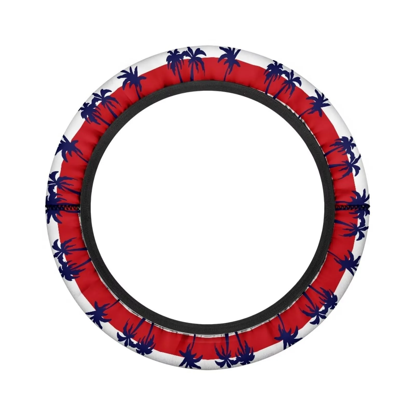 Darisoco American Flag Palm Golf Cart Steering Wheel Cover