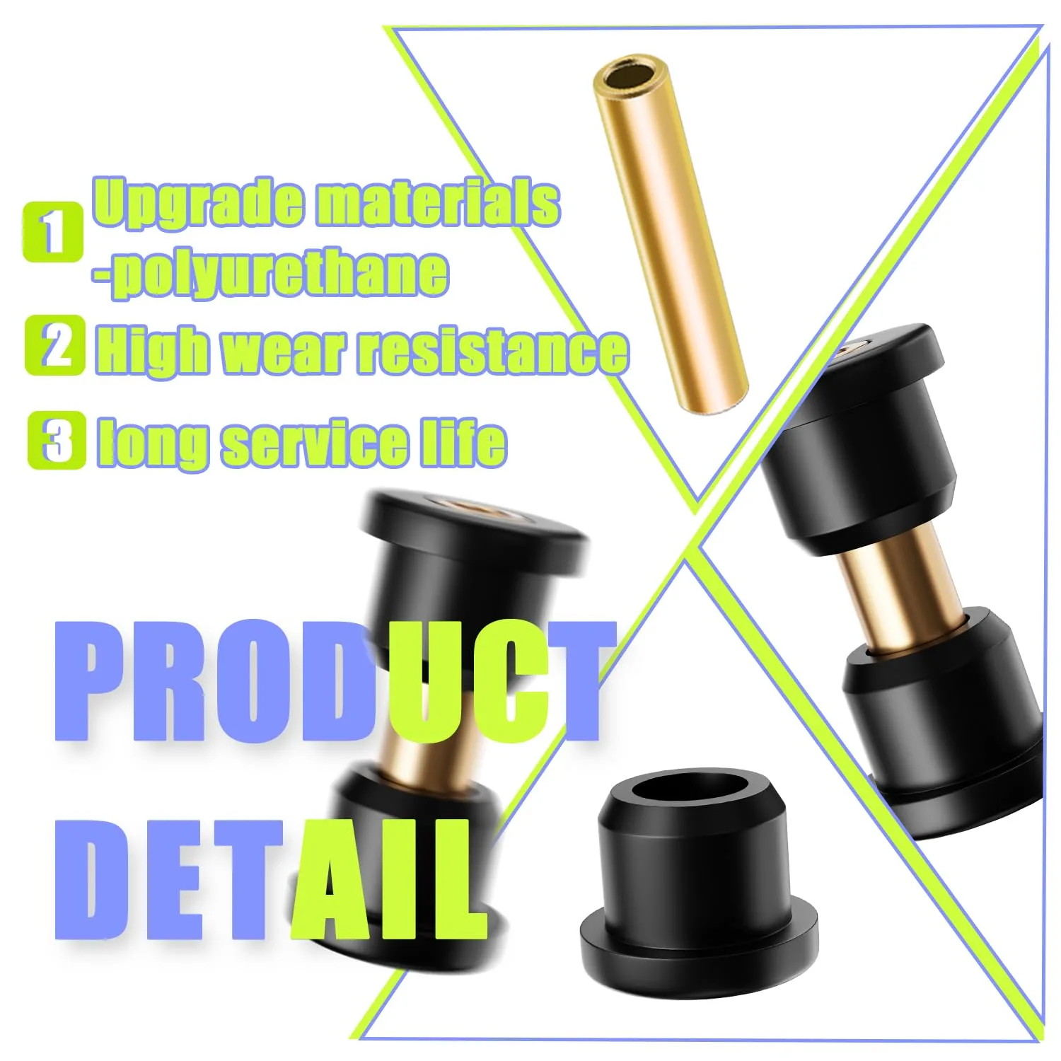 Panglong Club Car DS Rear Leaf Spring Bushing Kit FDG-070 image 4
