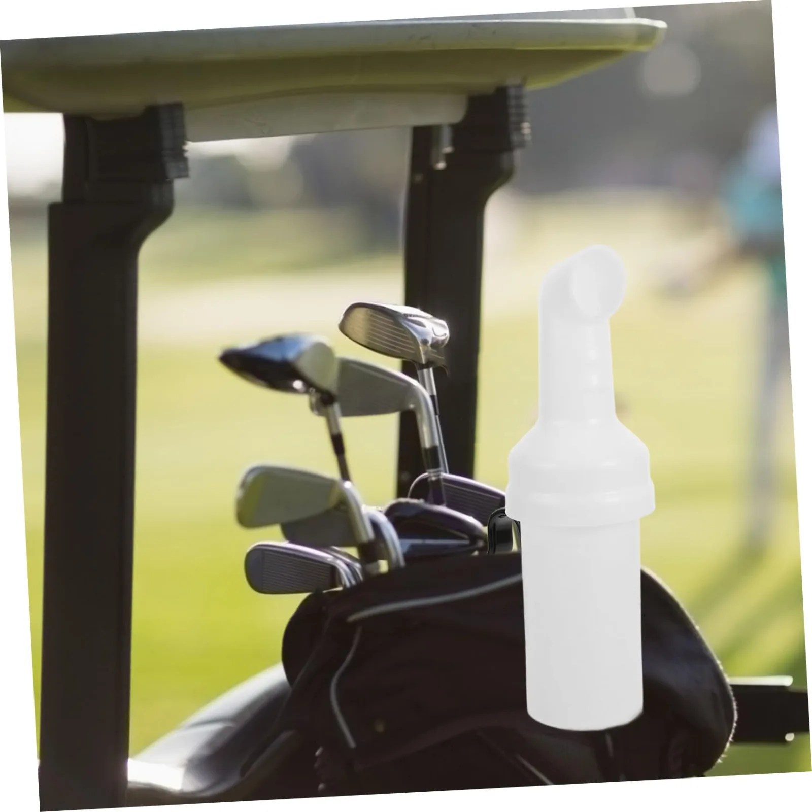 STOBAZA Golf Cart Sand Bottle Holder, White Plastic image 3