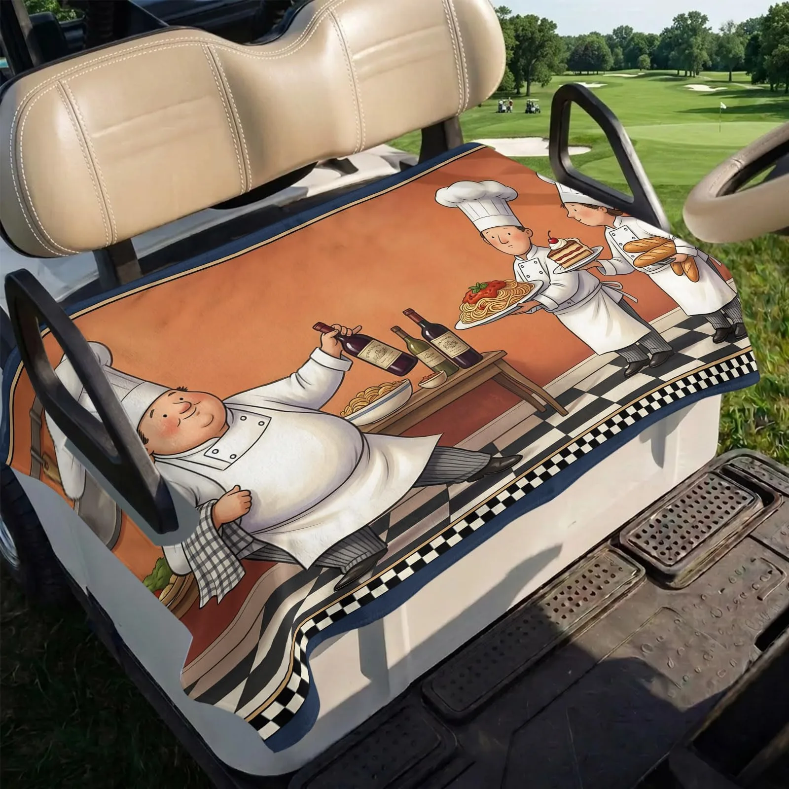 Trosturdspn Golf Cart Seat Towel Cover, 51 x 31 in image 4