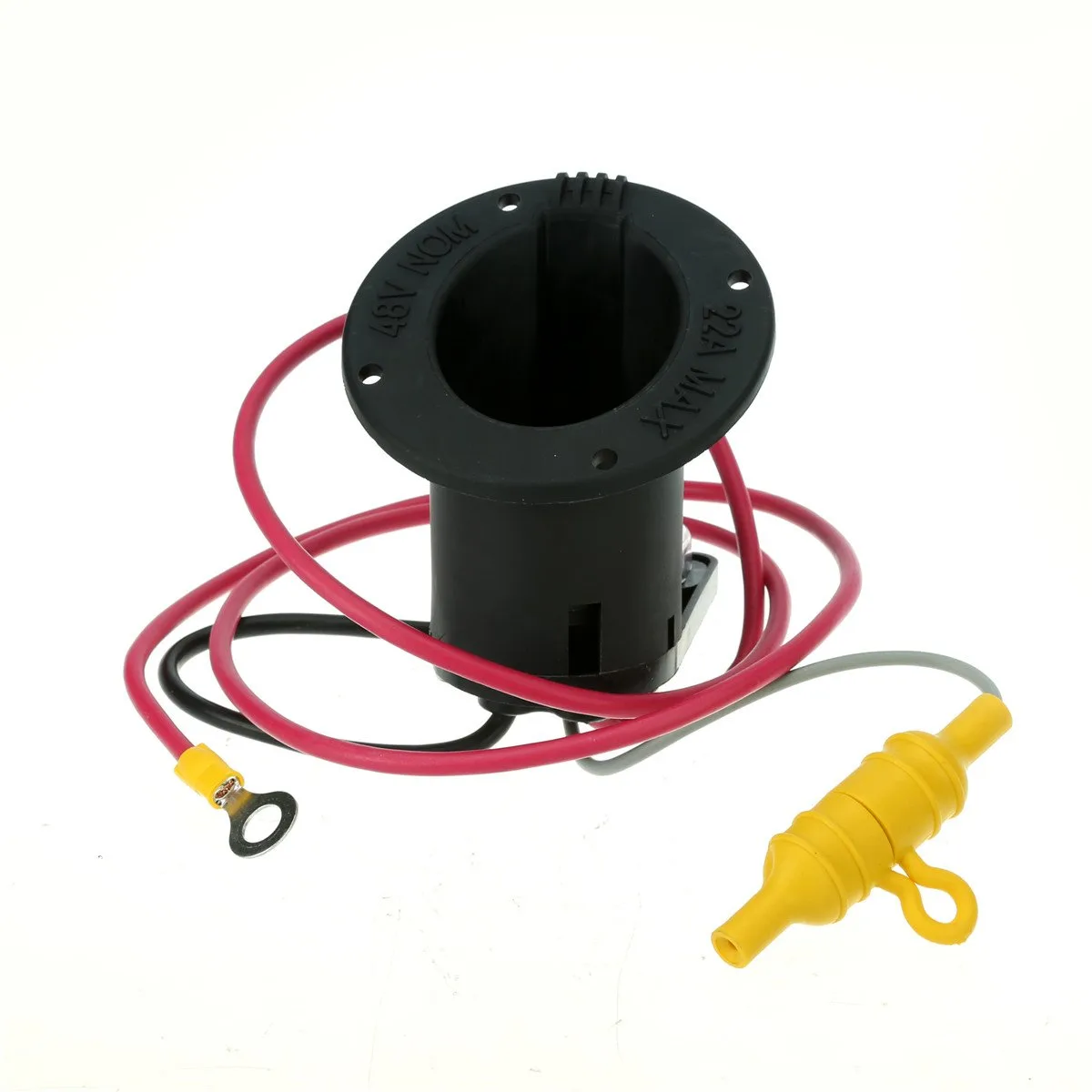 Club Car 48V Charger Receptacle and Fuse Assembly