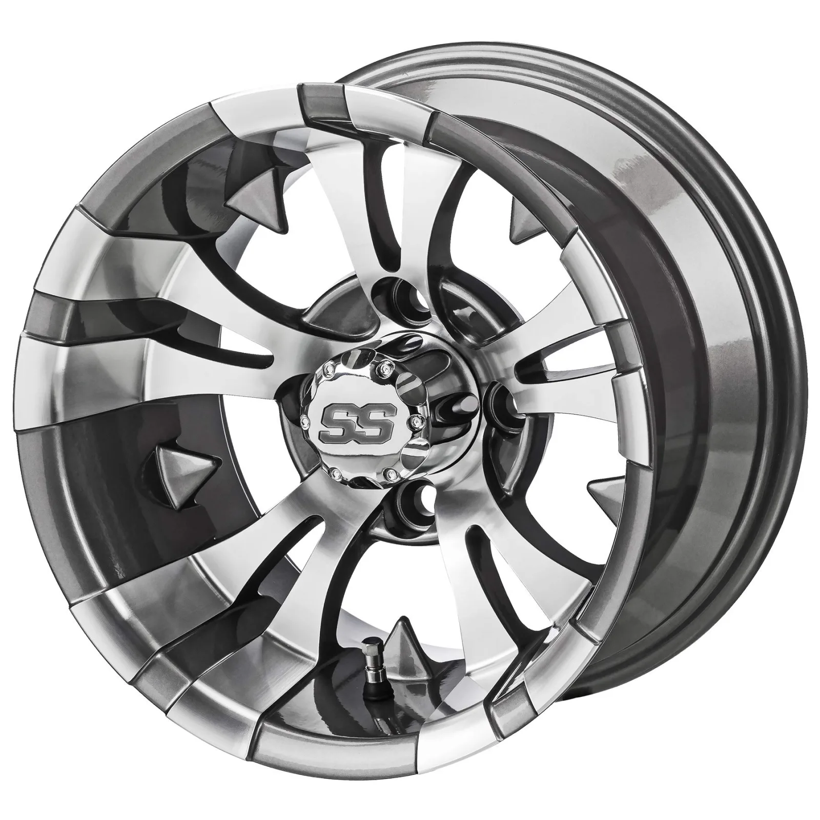RM Cart 12-Inch Warlock Golf Cart Wheel Set of 4