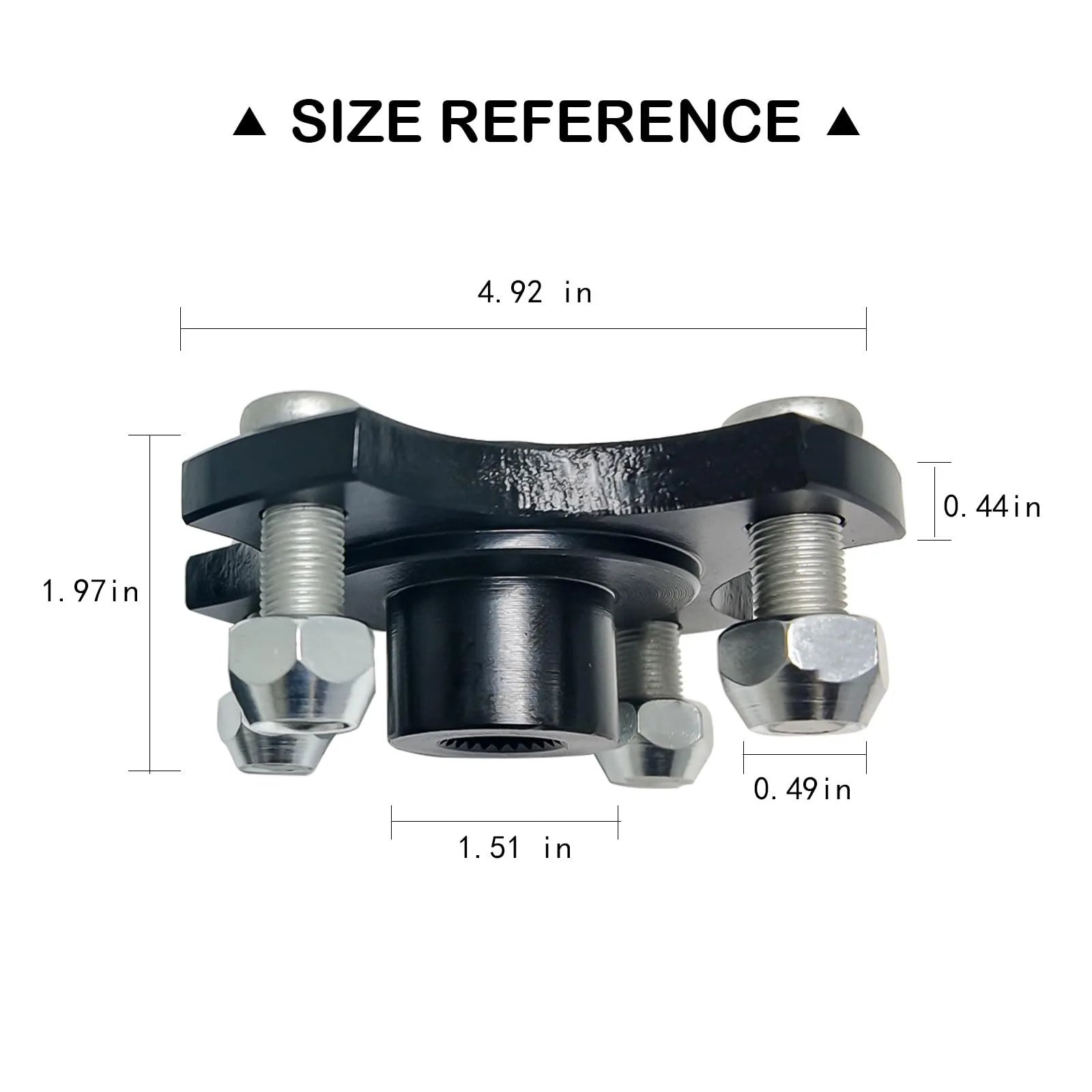 LOSTAR Rear Wheel Hub Flange Plate for E-Z-GO RXV image 4