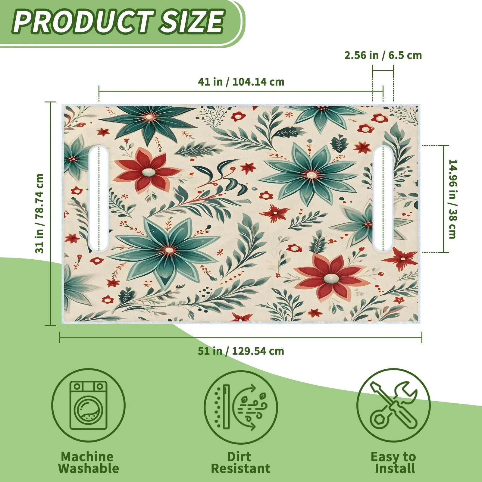 Tiveruda Golf Cart Seat Cover for Double Seats image 2