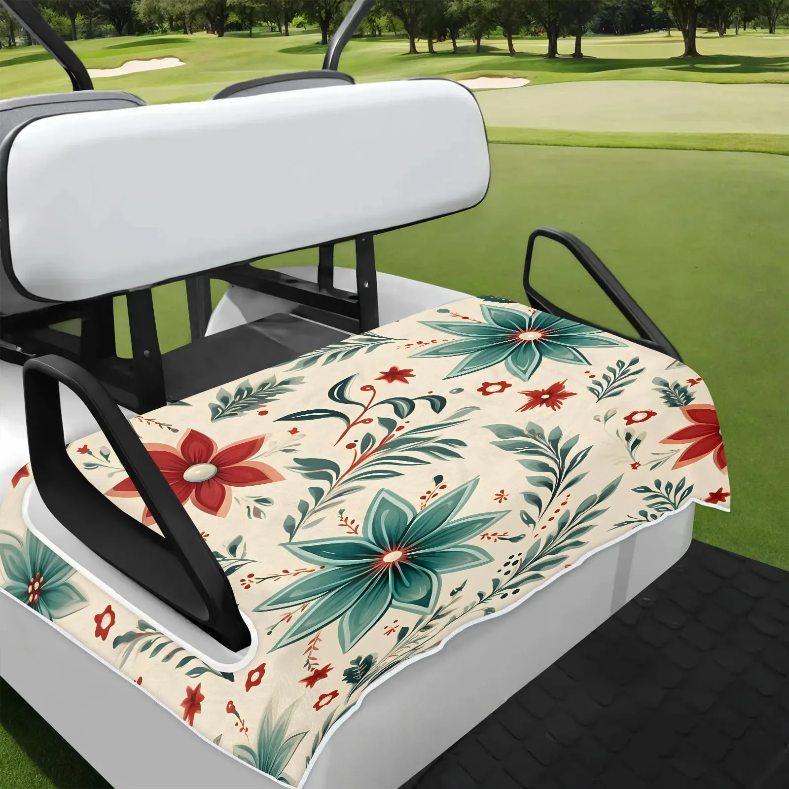 Tiveruda Golf Cart Seat Cover for Double Seats