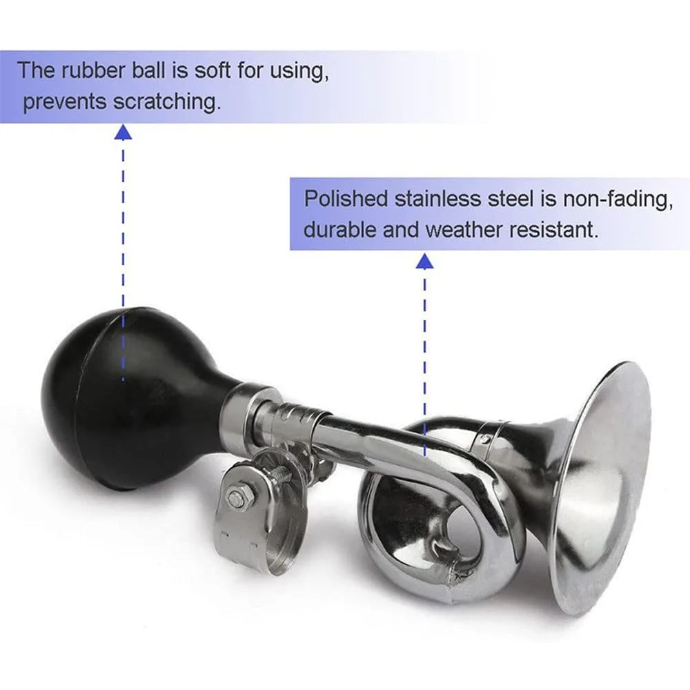 ScaAuto Retro Bugle Horn for 7/8" (22mm) Handlebars – H001 image 4