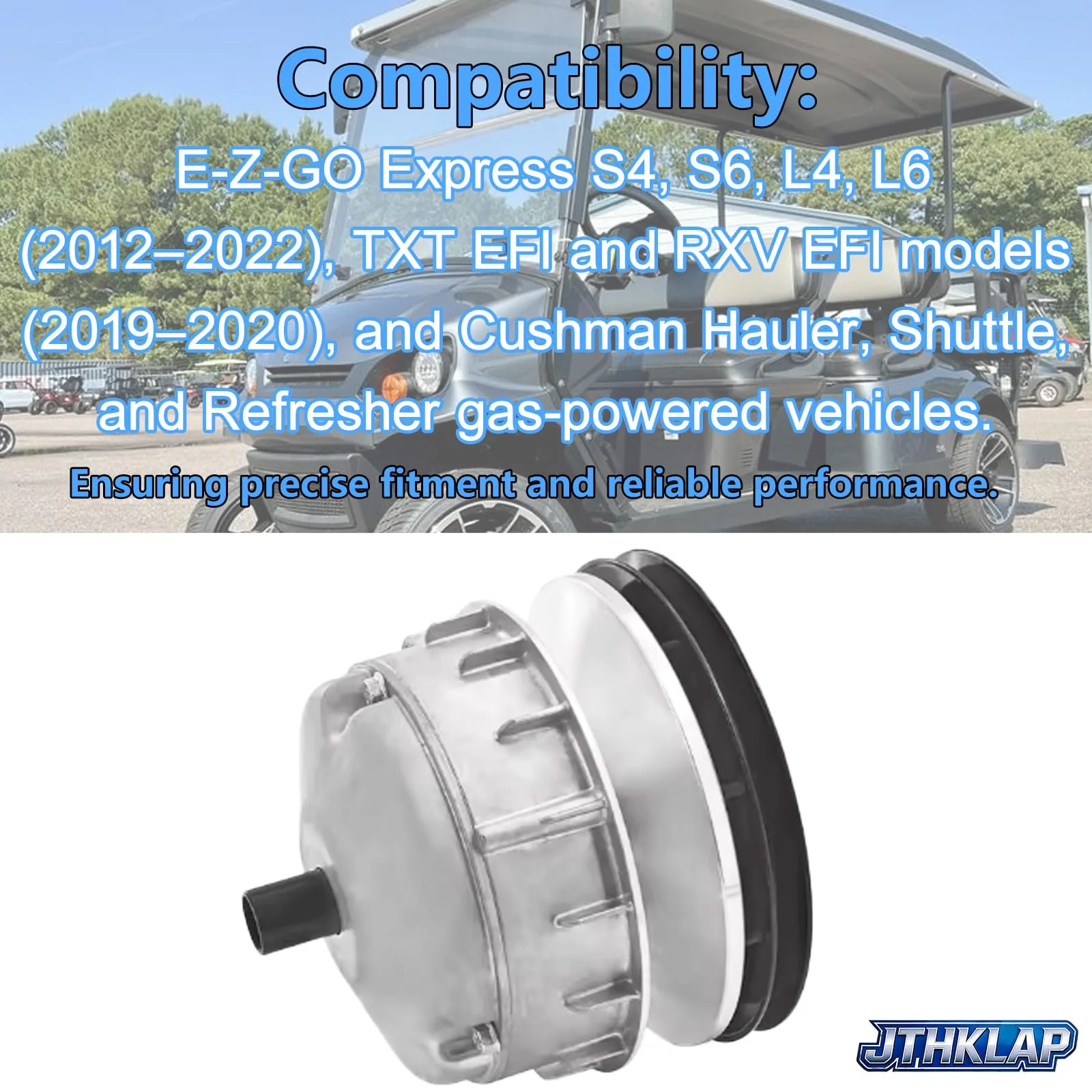 JTHKLAP 672688 Drive Primary Clutch for E-Z-GO and Cushman image 3