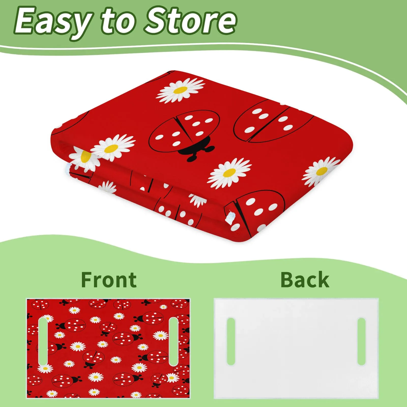 Tiveruda Golf Cart Seat Cover for Double Seats 51 x 31 in image 4