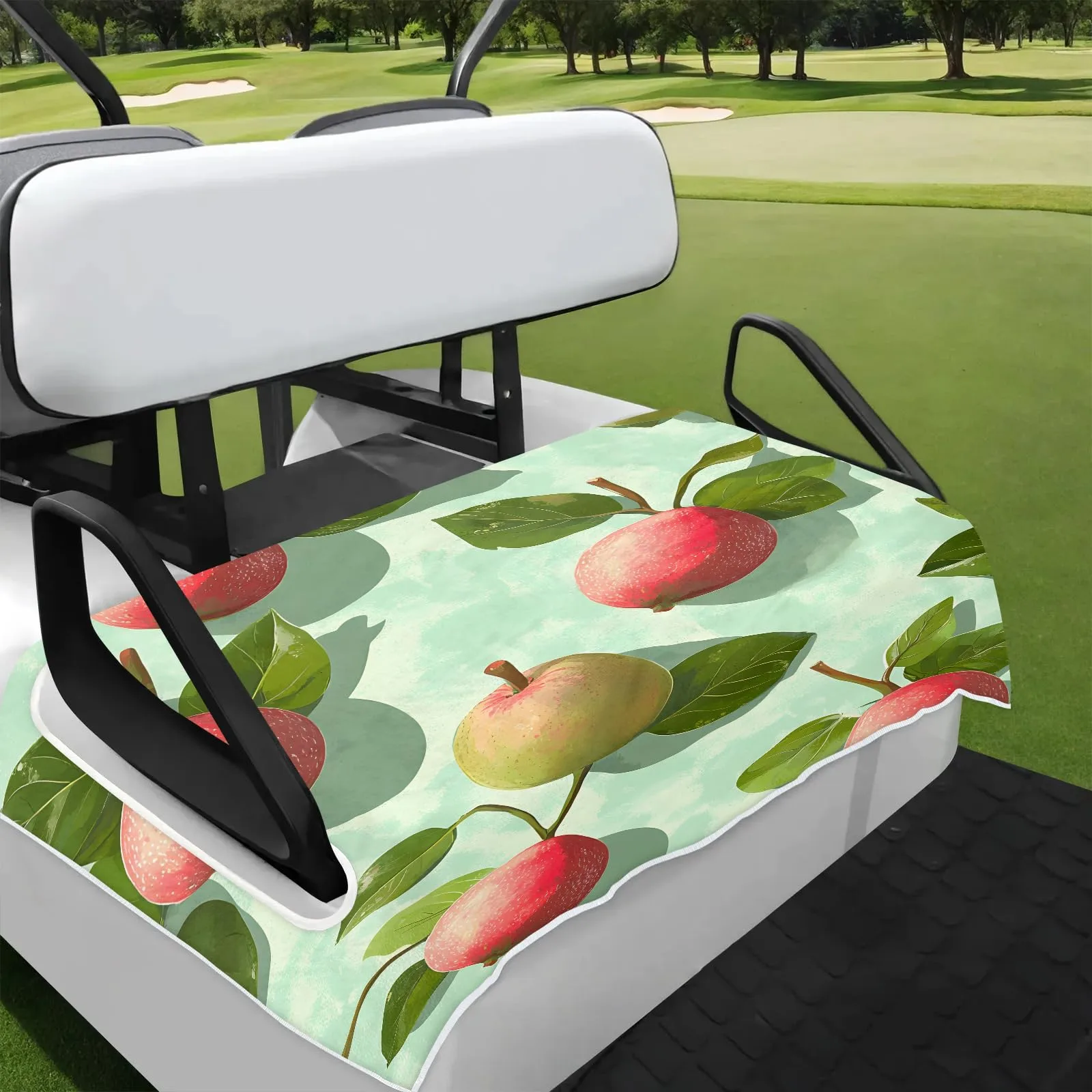 Tiveruda Golf Cart Seat Cover 51" x 31" Microfiber Double Seat