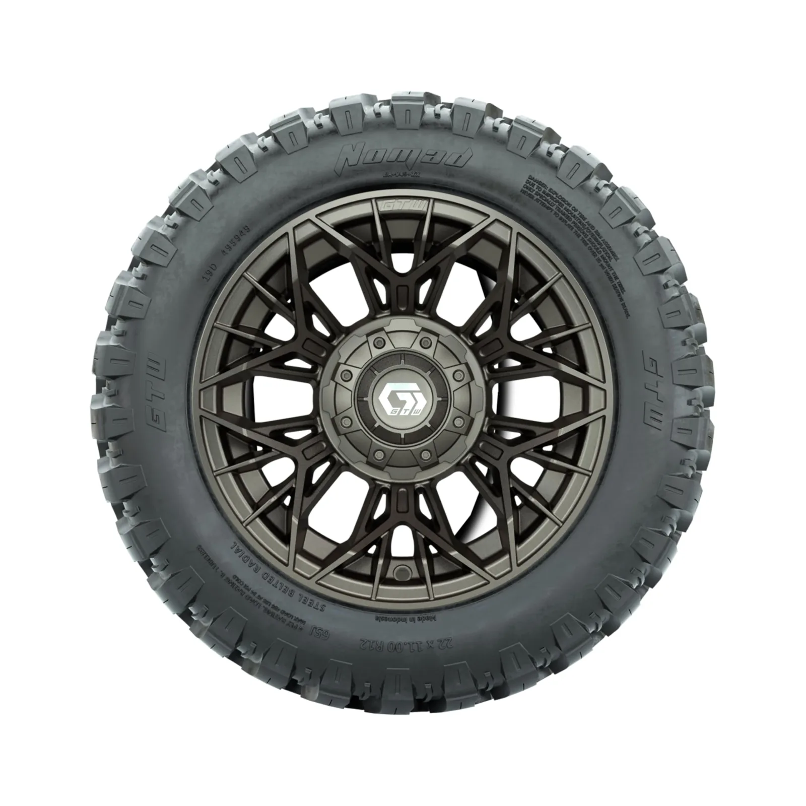 GTW A19-779 12-Inch Golf Cart Wheels and Tires image 3