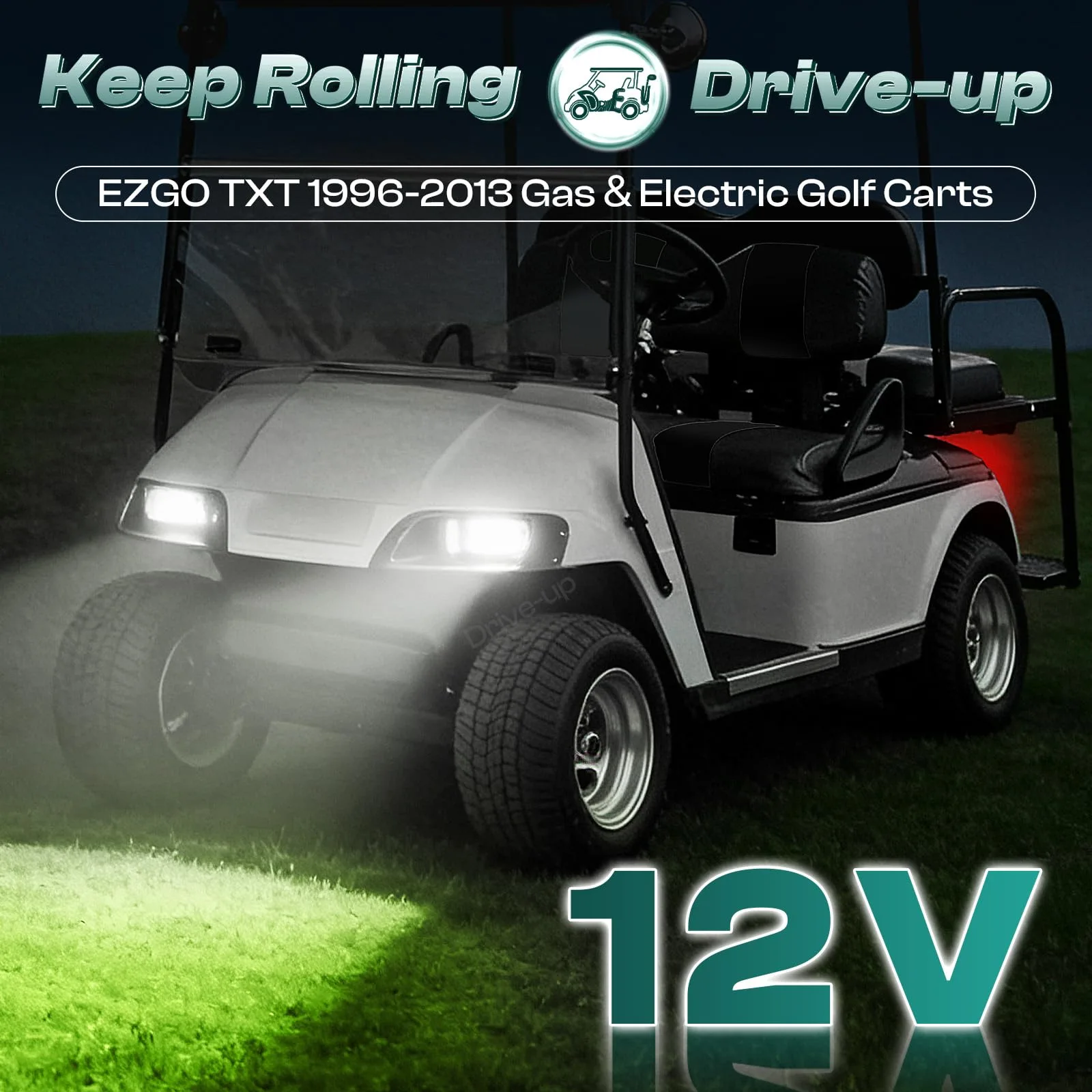 DRIVE UP DU00284 LED Headlight & Taillight Kit for E-Z-GO TXT 1996-2013 image 2