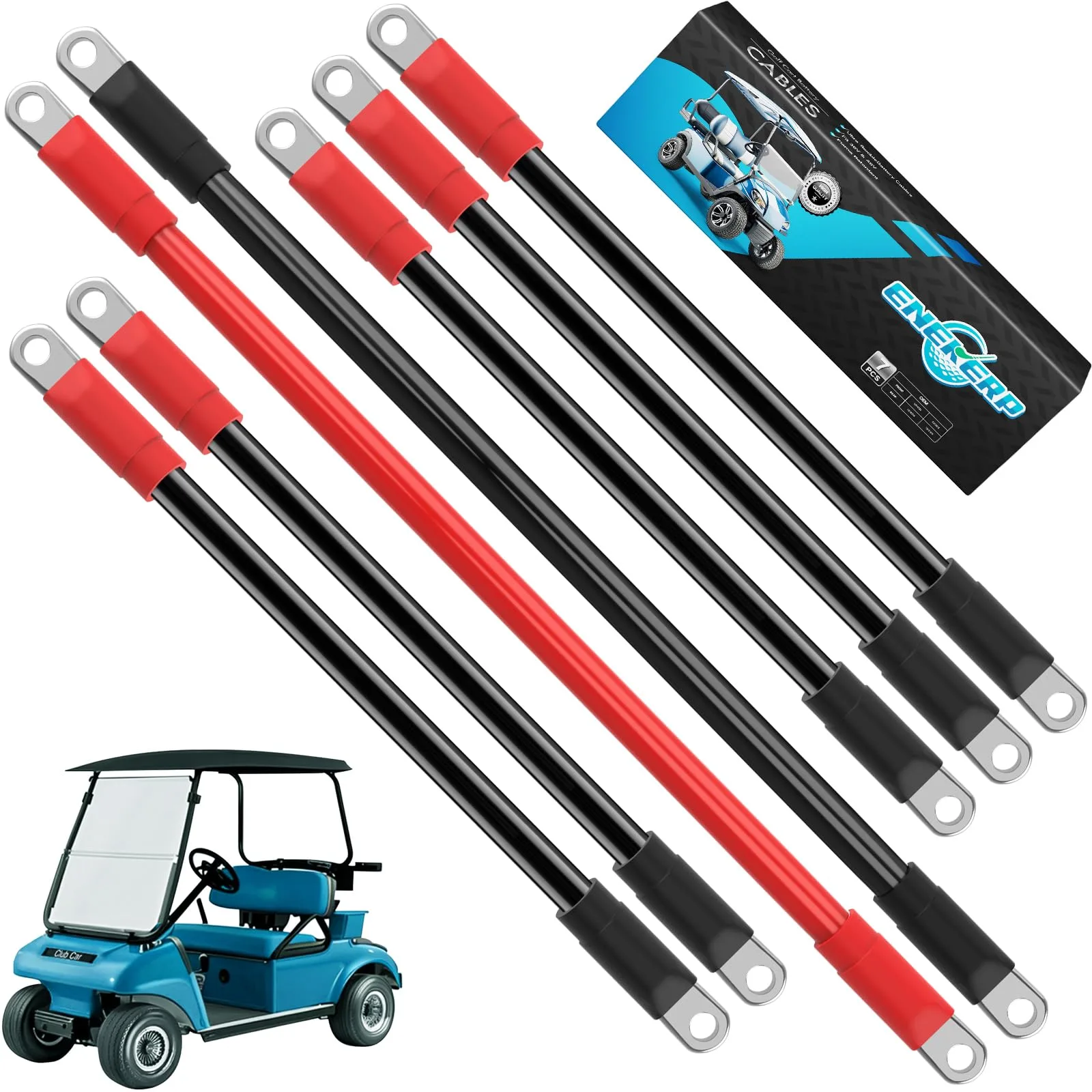ENEKERP Club Car DS & Precedent Battery Cable Kit