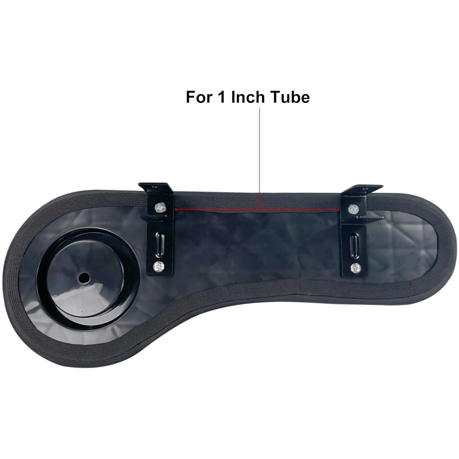 Black Golf Cart Rear Seat Armrests with Cup Holders image 4