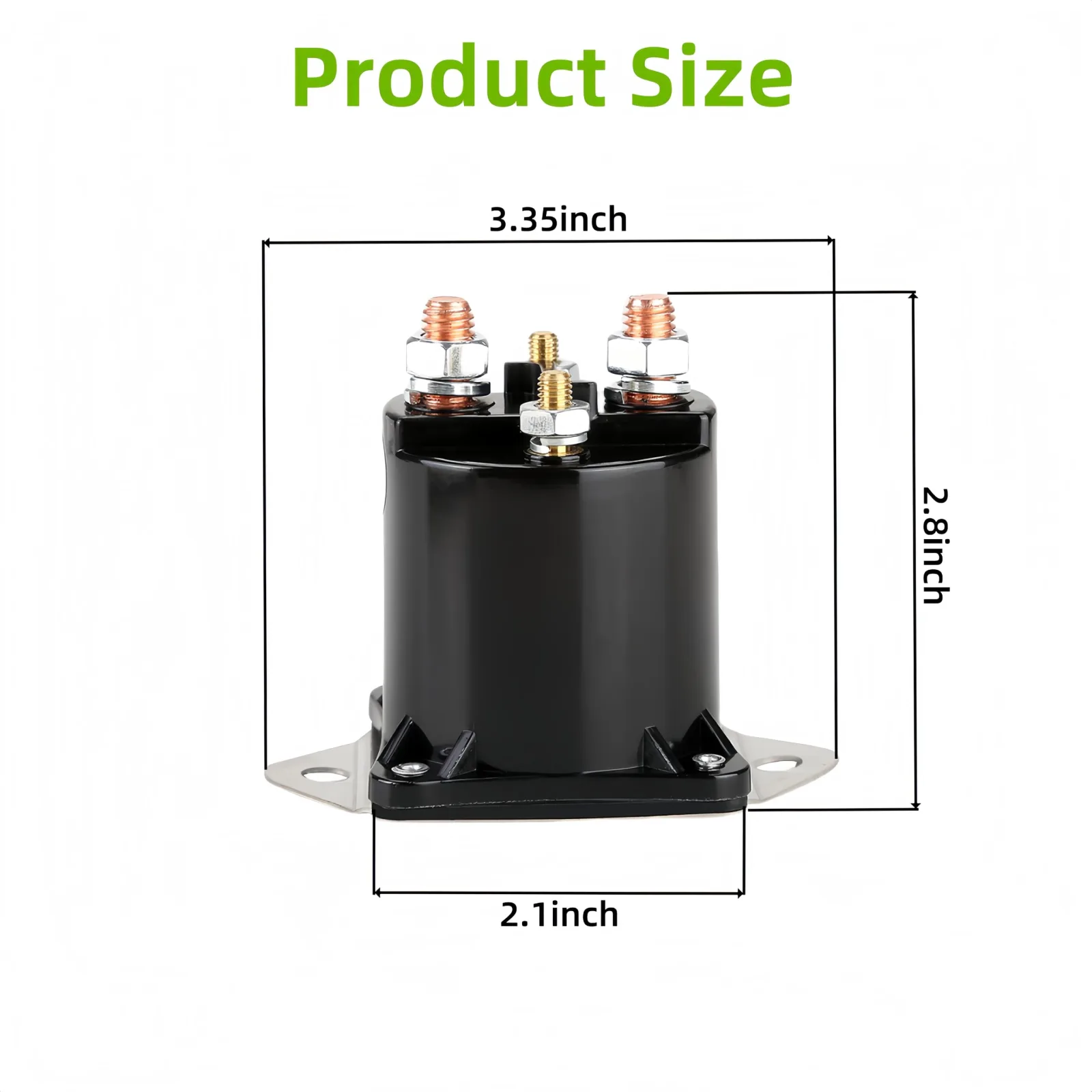 GENOUR 12V Starter Solenoid 4-Terminal — Part 1013609 image 3