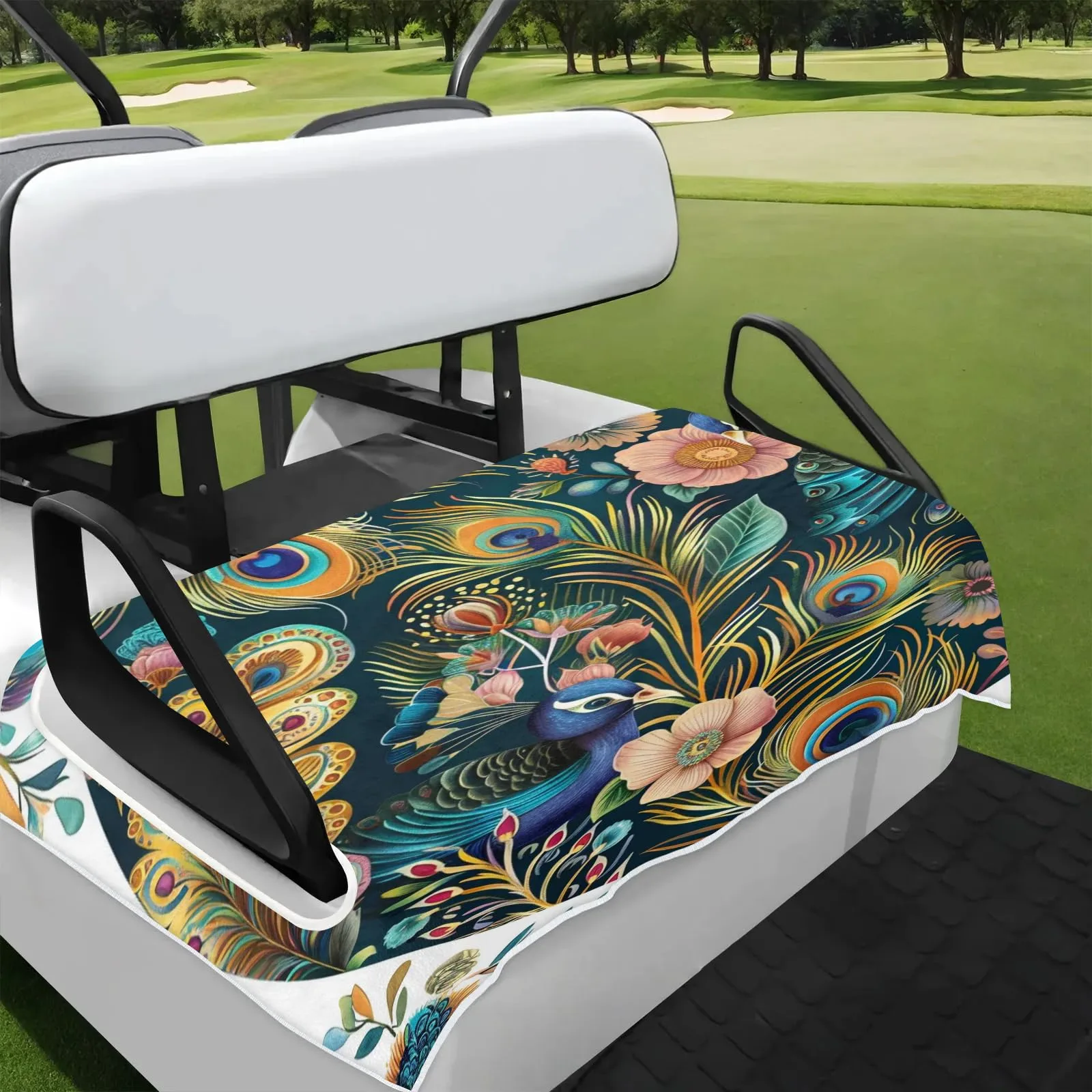 Tiveruda Golf Cart Seat Cover for Double Seats