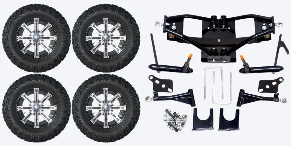 3G 6-Inch Lift Kit with 12-Inch Wheels for Club Car DS