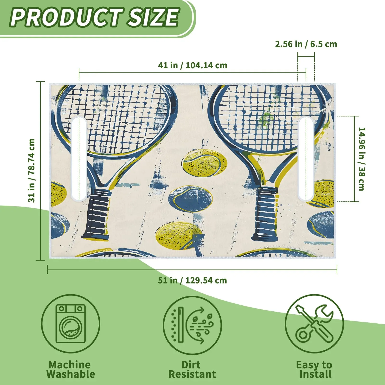 Tiveruda Golf Cart Seat Cover for Double Seats image 2