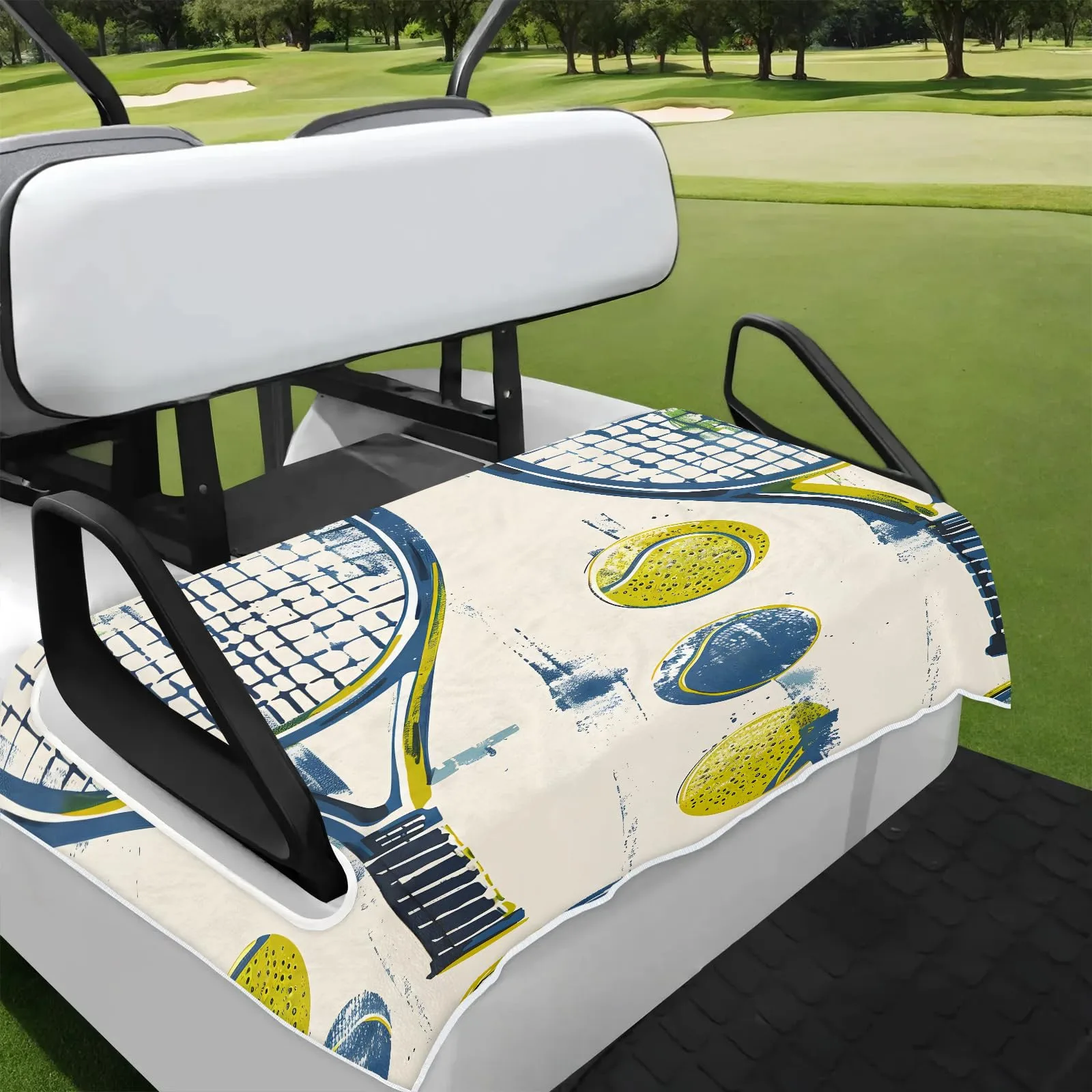Tiveruda Golf Cart Seat Cover for Double Seats