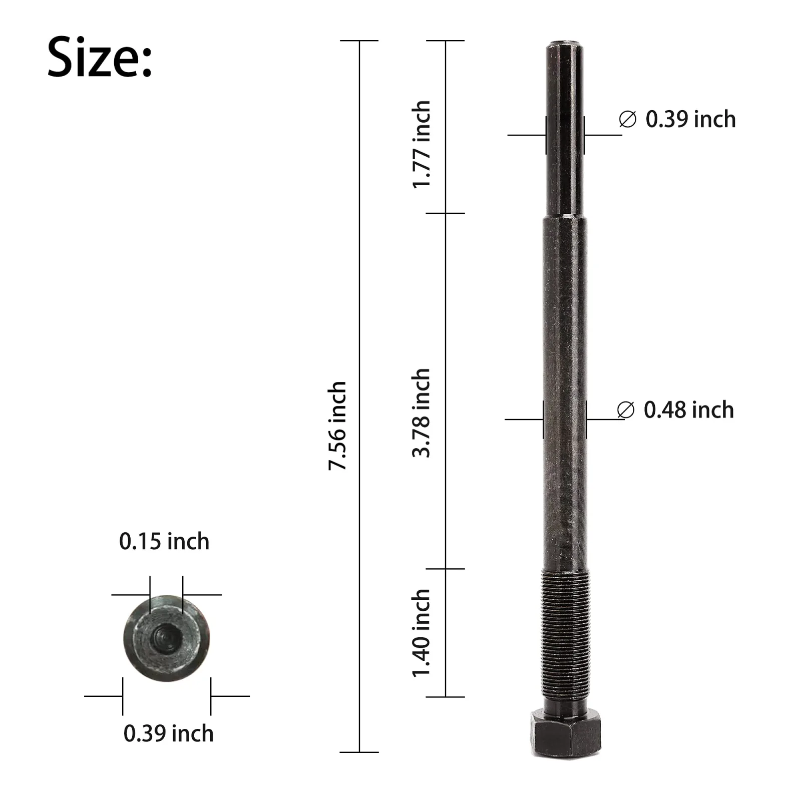 10L0L Drive Clutch Puller for Yamaha Gas Golf Carts image 3