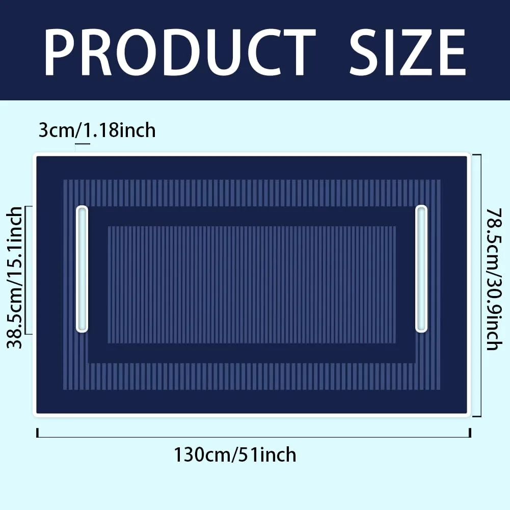 ORIGACH Golf Cart Seat Cover Blanket, Navy Blue image 2