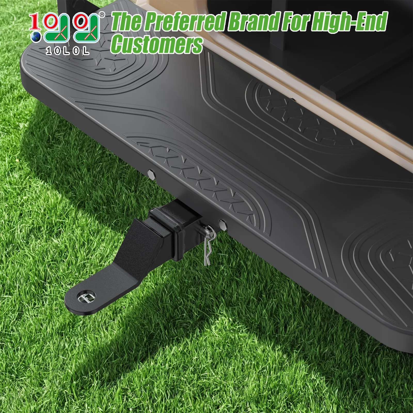 10L0L Golf Cart Trailer Hitch Kit with 2-Inch Receiver image 2