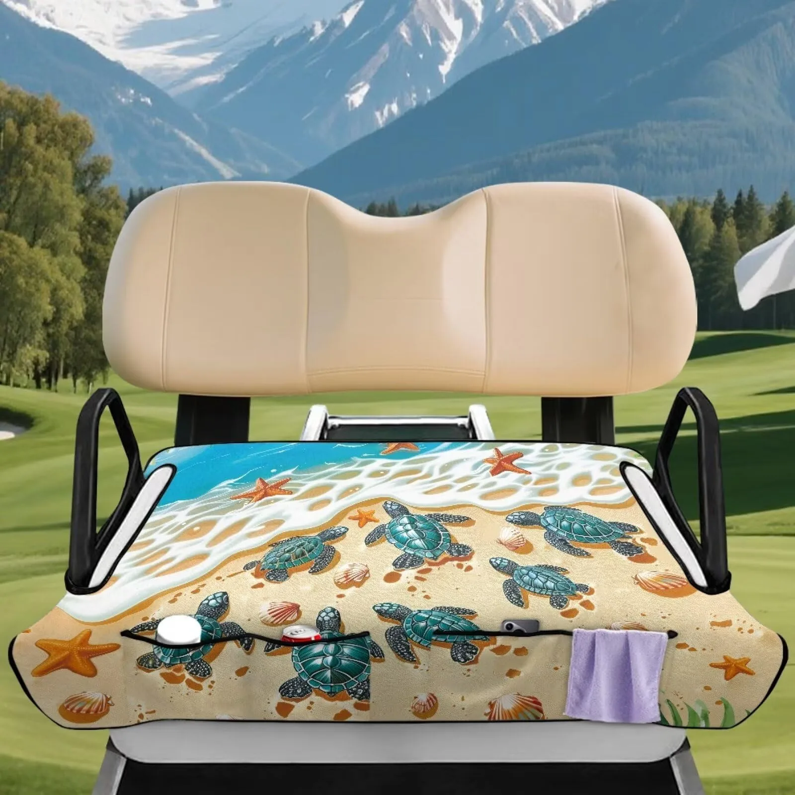 TOADDMOS Golf Cart Rear Seat Cover CZC80 image 3