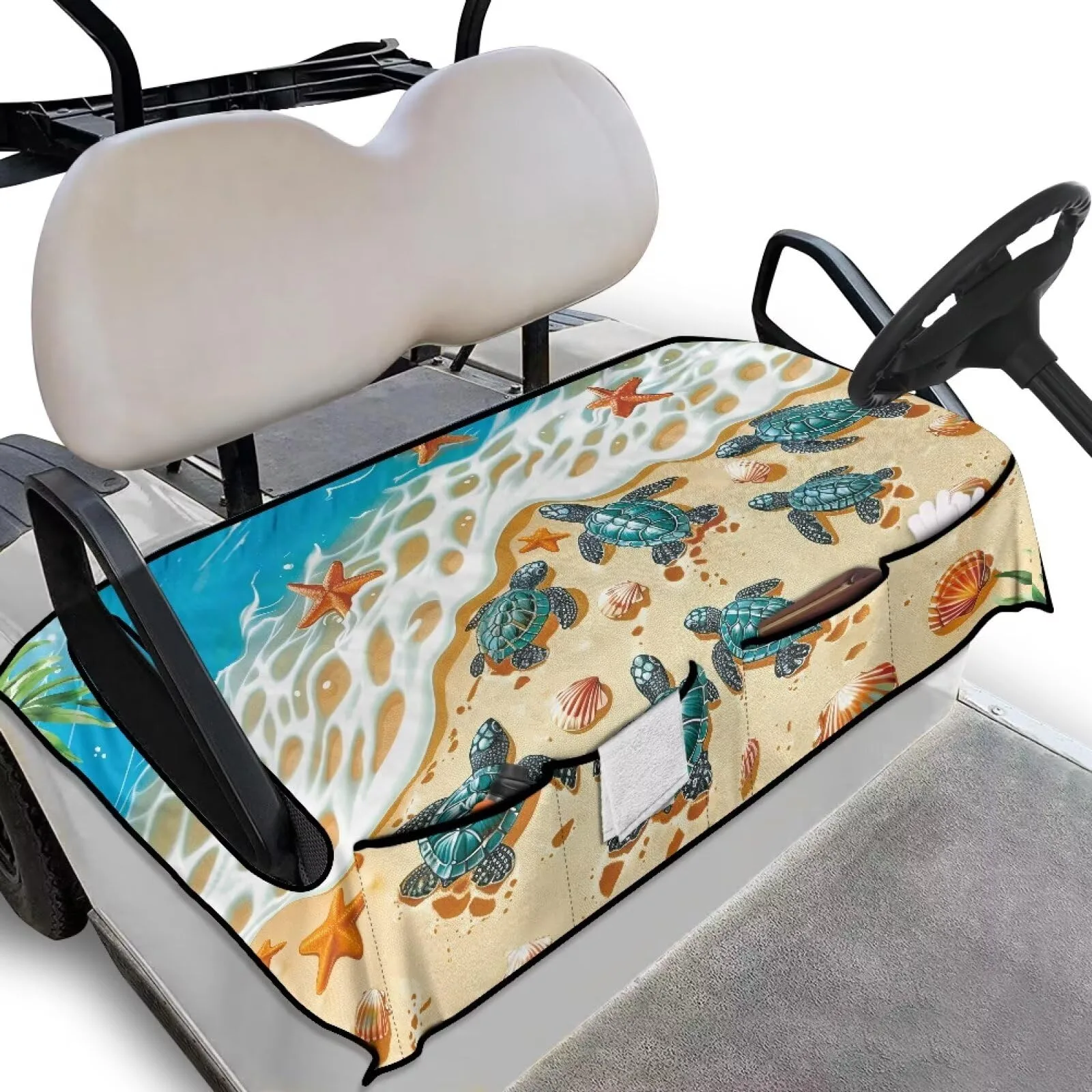 TOADDMOS Golf Cart Rear Seat Cover CZC80