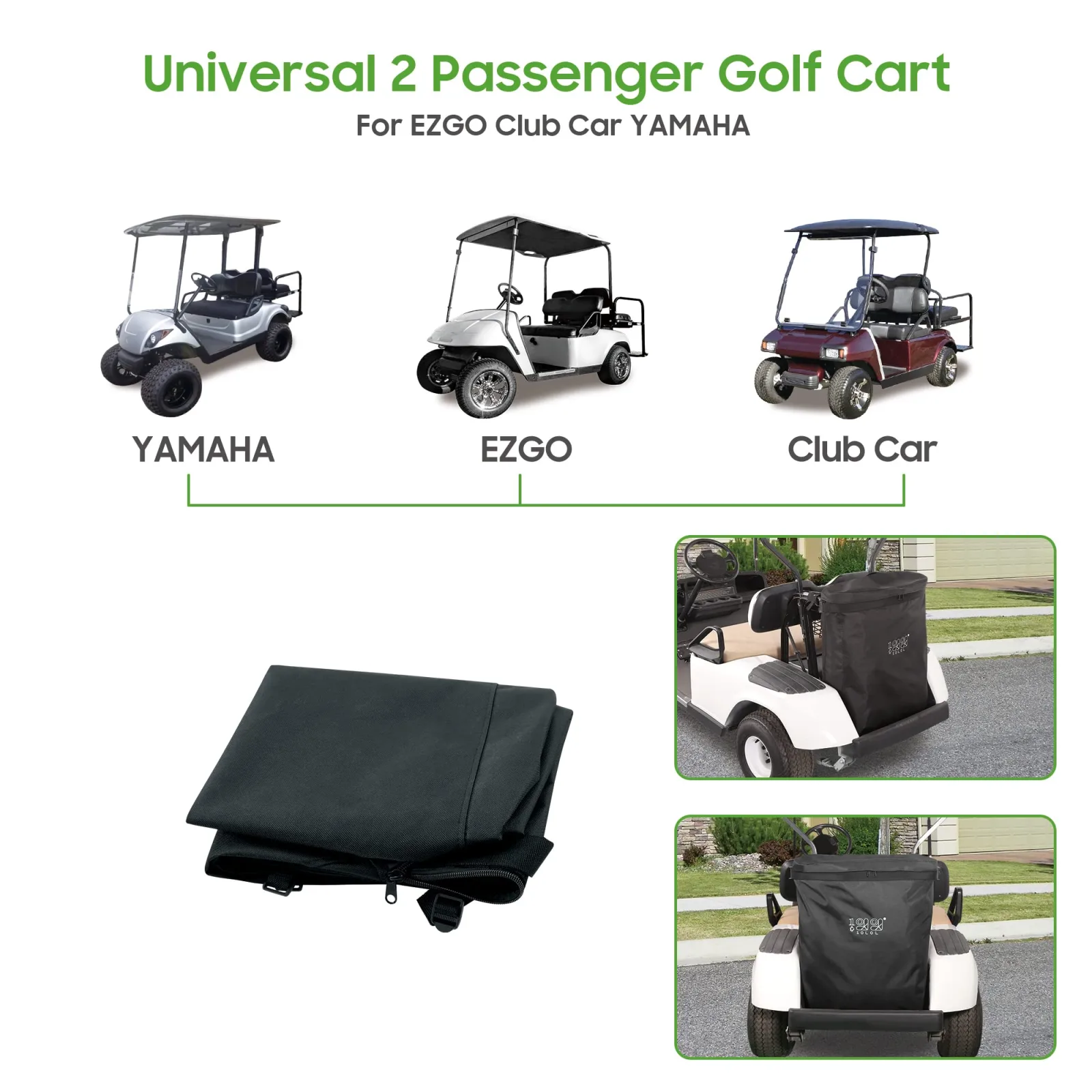 10L0L 10-Liter Golf Cart Cargo Bag for Yamaha and E-Z-GO image 2
