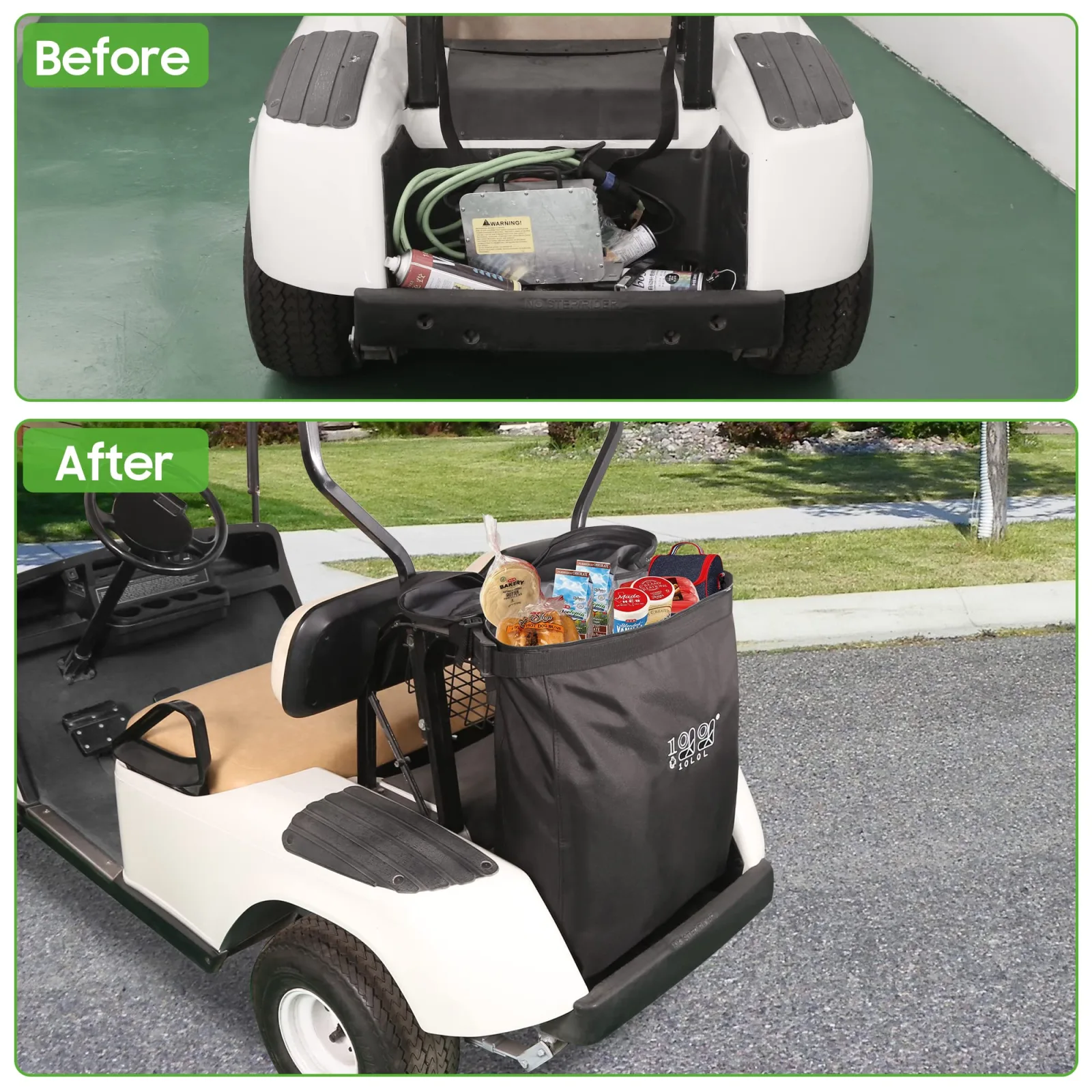10L0L 10-Liter Golf Cart Cargo Bag for Yamaha and E-Z-GO image 3