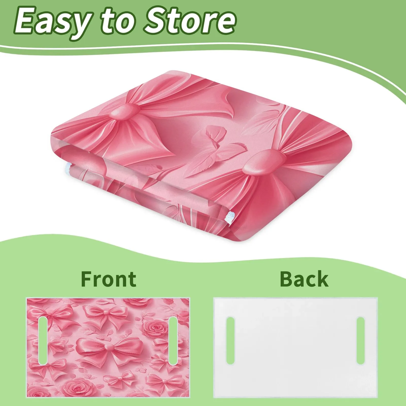 Tiveruda Pink Floral Golf Cart Seat Cover, 51 x 31 in image 4