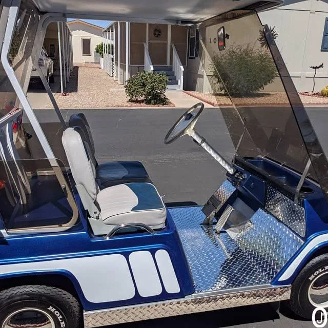 Yamaha G1 Golf Cart Aluminum Floor and Dash Cover Set