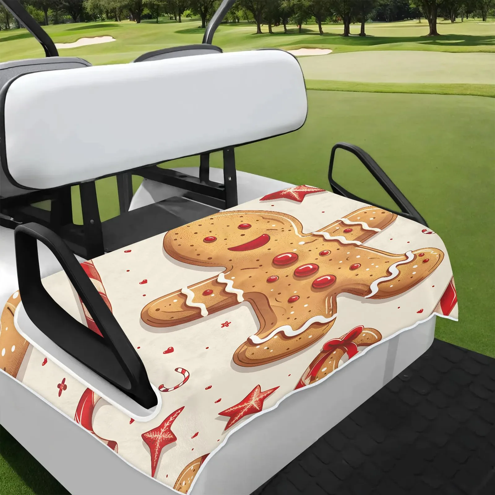 Tiveruda Golf Cart Seat Cover for Double Seats