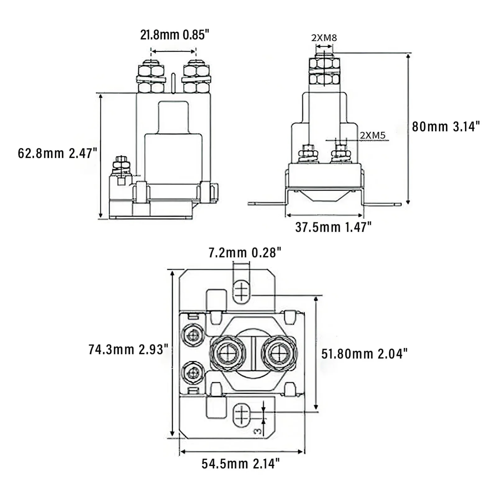 JTAREA SS09 14V Starter Solenoid for E-Z-GO TXT Gas Carts image 2