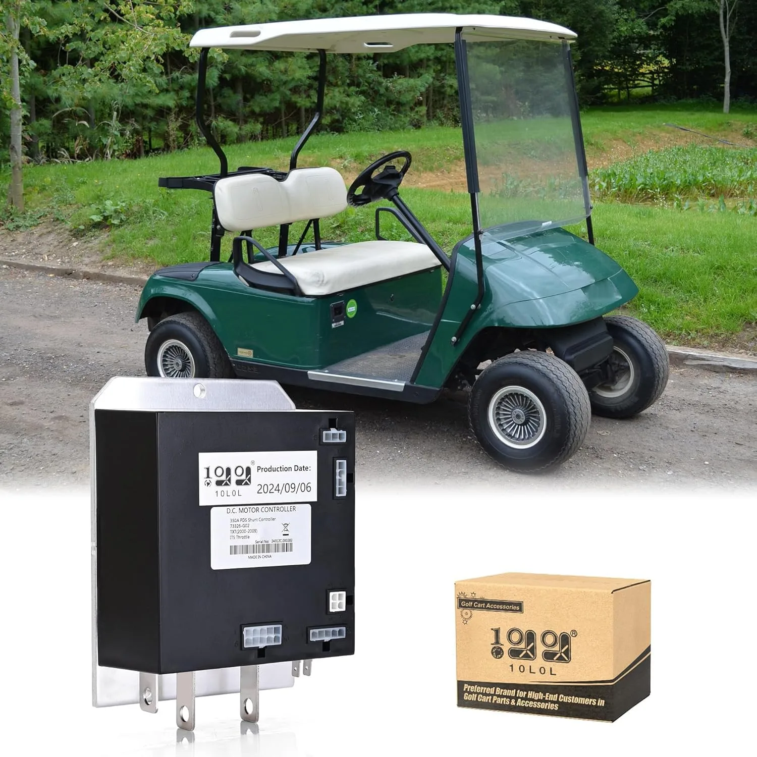 10L0L 36V 350A Controller for E-Z-GO TXT 2000-2009