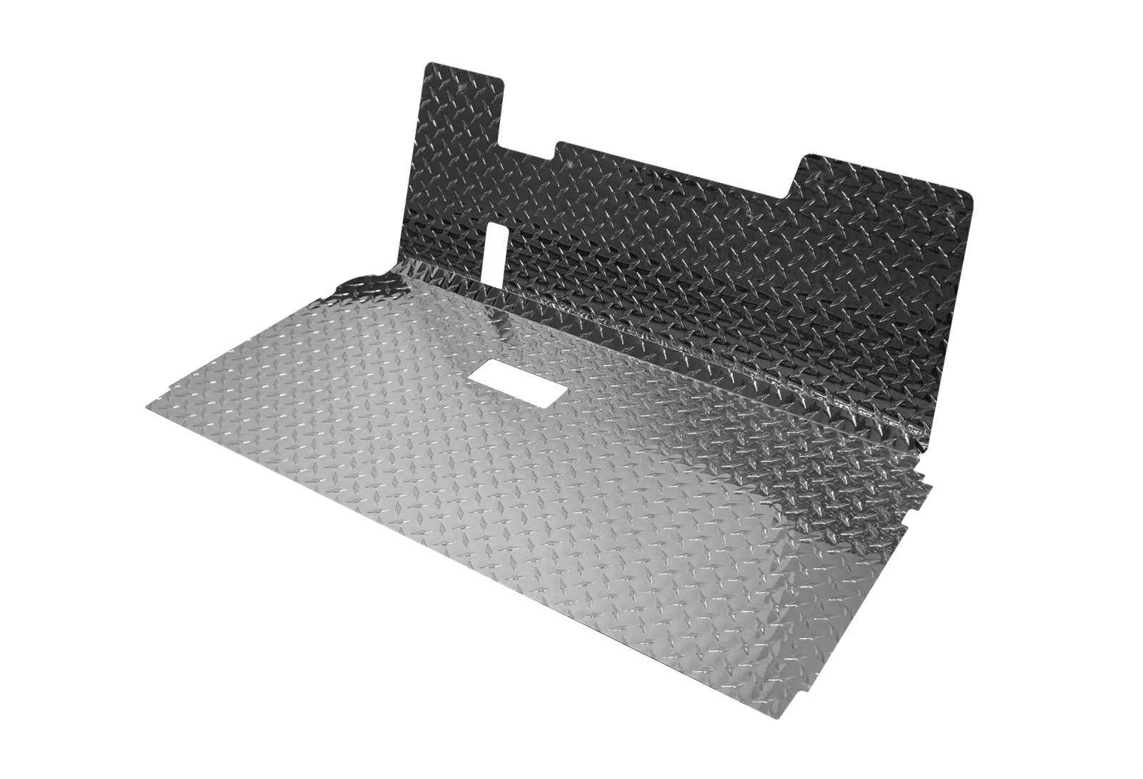 ACED Parts Polished Aluminum Diamond Plate Floor Mat for E-Z-GO TXT (1996-2013)