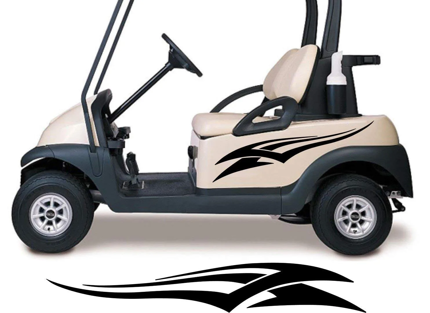 StickerChef GCA1210 Golf Cart Vinyl Decal Set